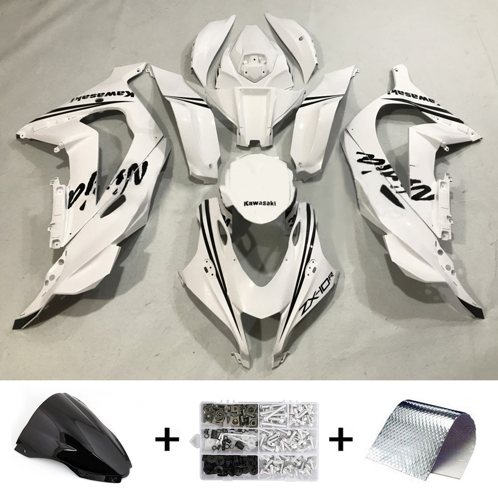 Kit de carenado de inyección Kawasaki ZX10R 2016-2020, carrocería de plástico ABS #149