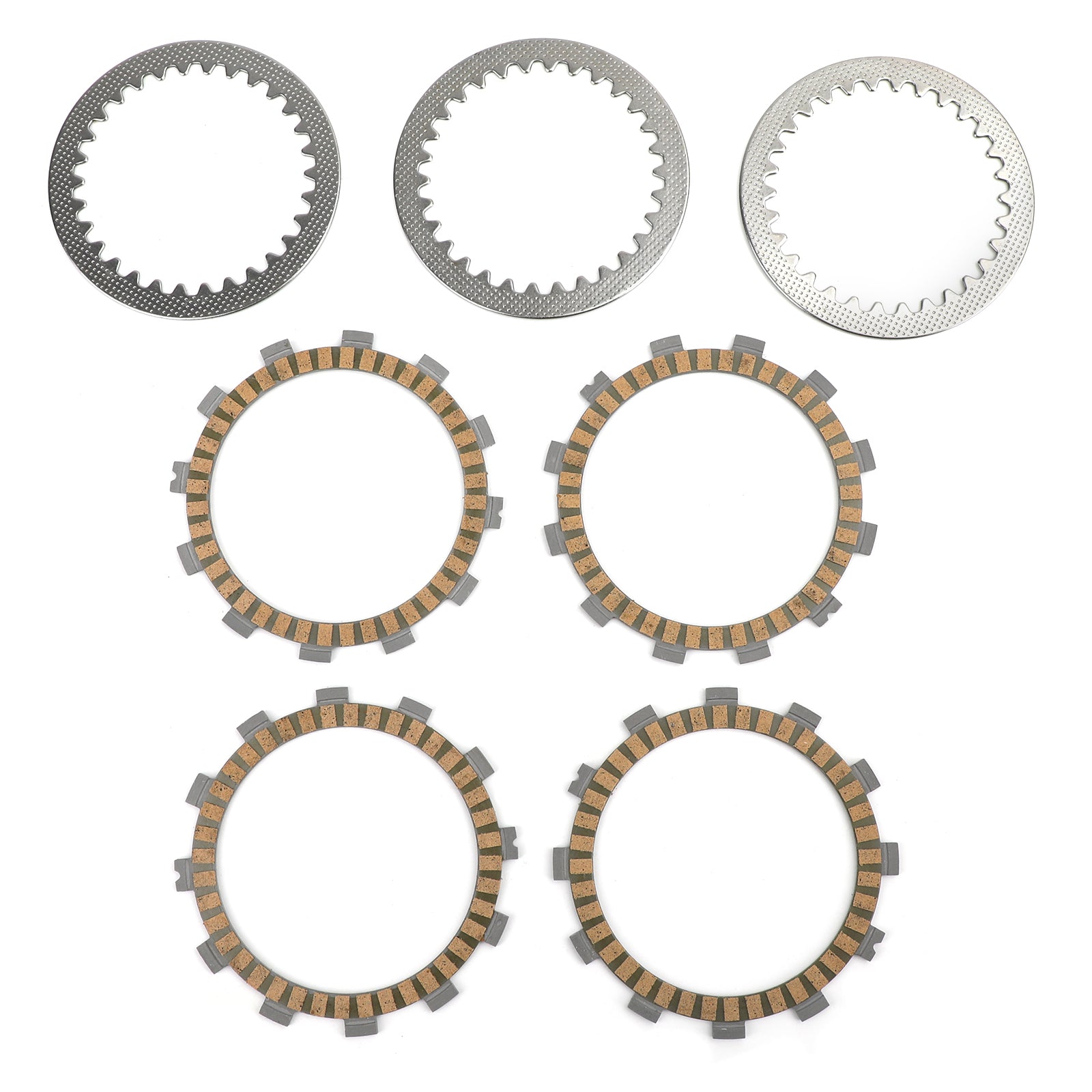 Areyourshop Clutch Kit Steel & Friction Plates fit for Suzuki DS80 JR80 RM80