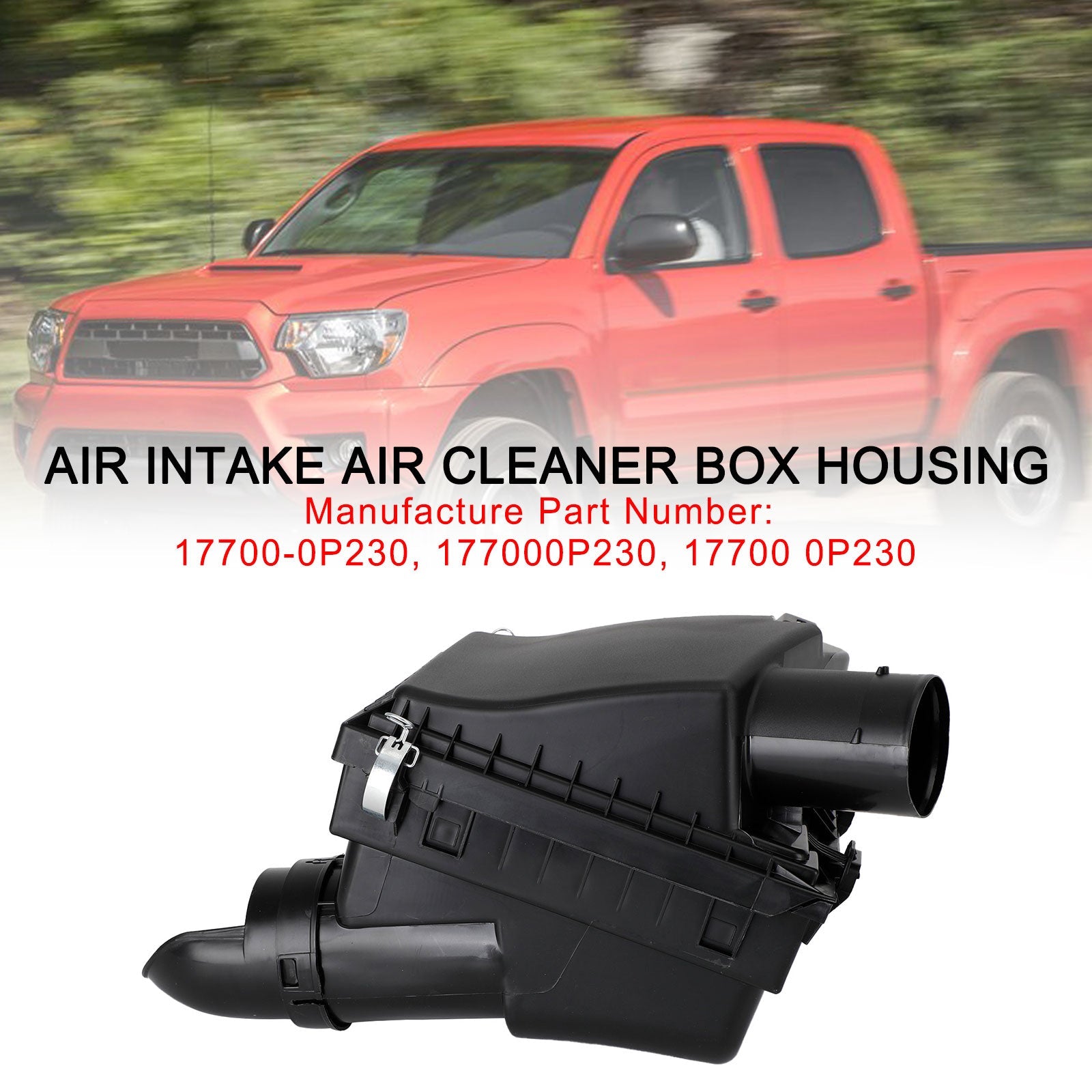 Toyota Tacoma 2015-2022 Air Intake Housing Air Cleaner Box 17700-0P230 Black