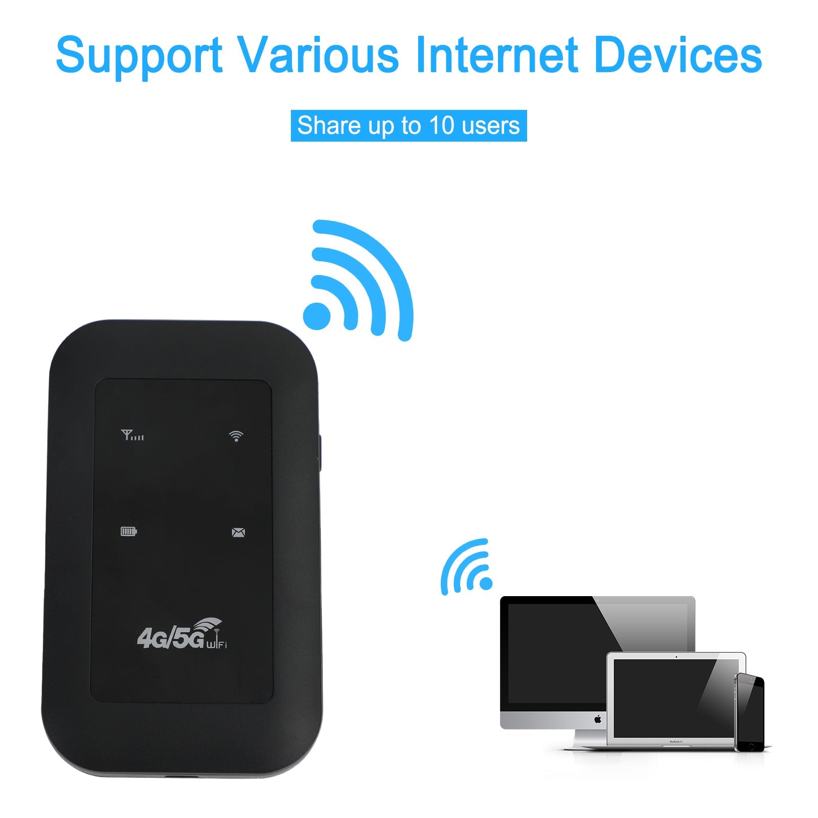 H806 4G LTE UMTS WCDMA Hotspot draadloze router WiFi mobiel breedbandmodem