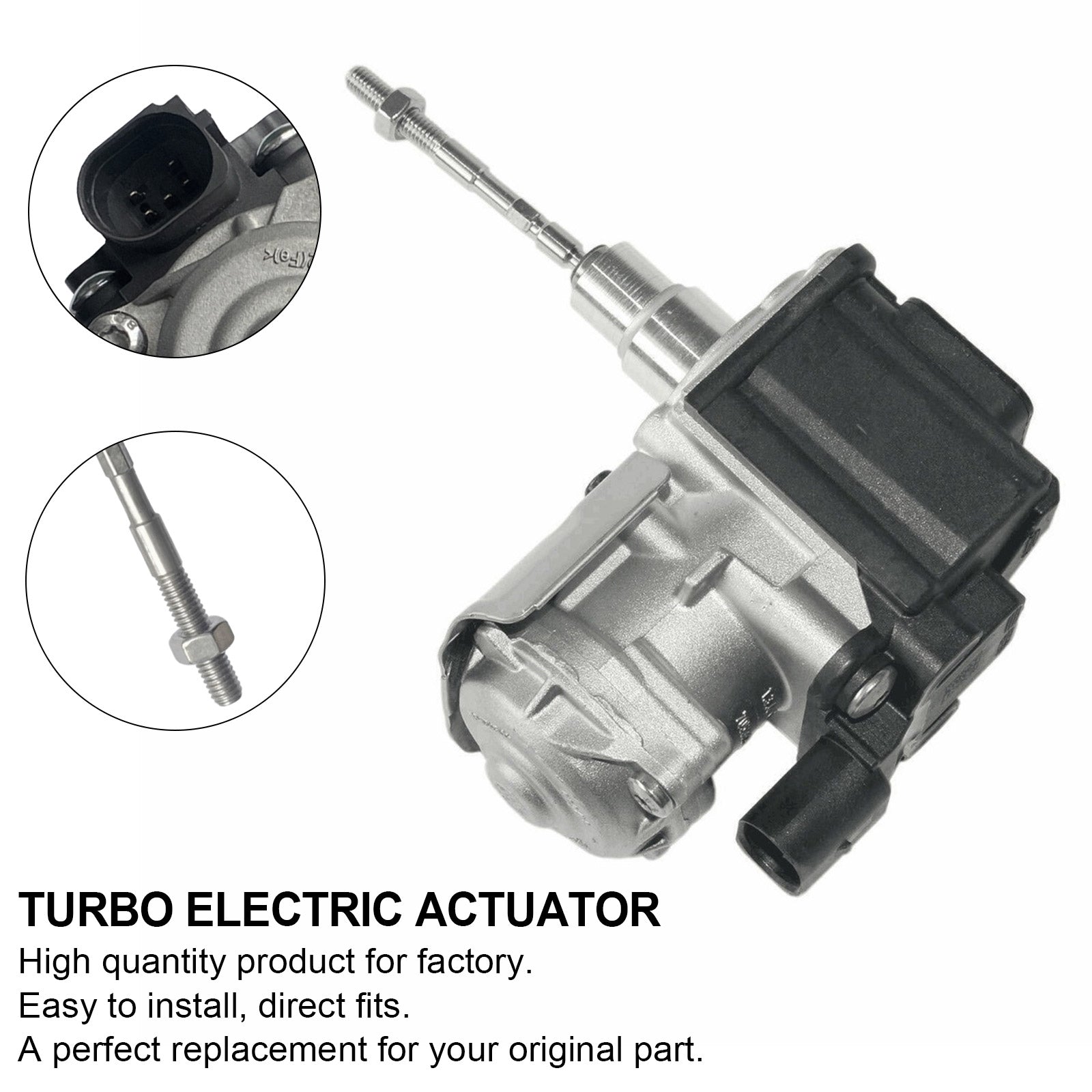 Audi A6 VW EA888 Gen3 2.0T New Turbo Electric Actuator 06L145612L 06L145612K 70597387 Generic