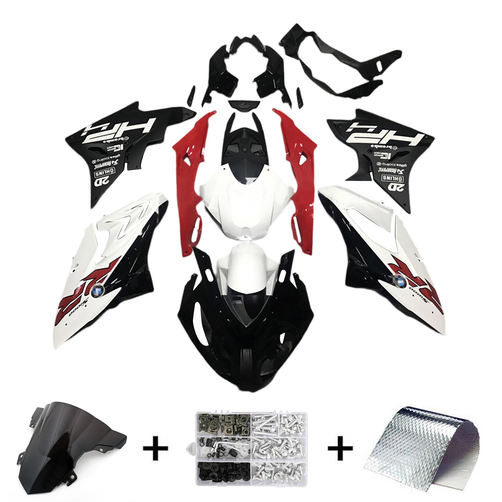 2017-2018 BMW S1000RR Fairing Kit Bodywork Plastic ABS