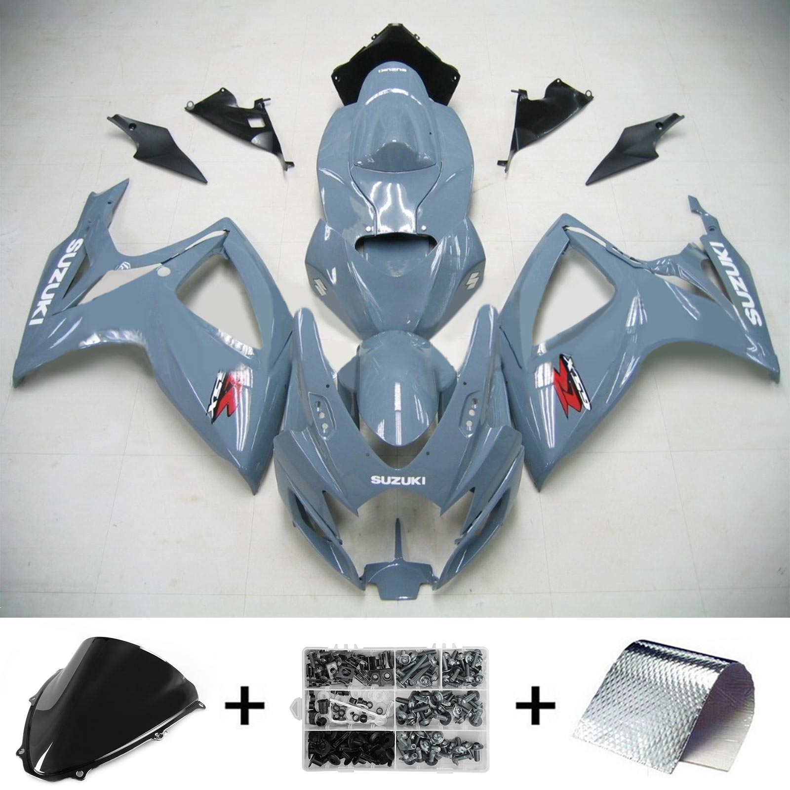 2006-2007 Suzuki GSXR 600/750 K6 Amotopart Injection Fairing Kit Bodywork Plastic ABS #111