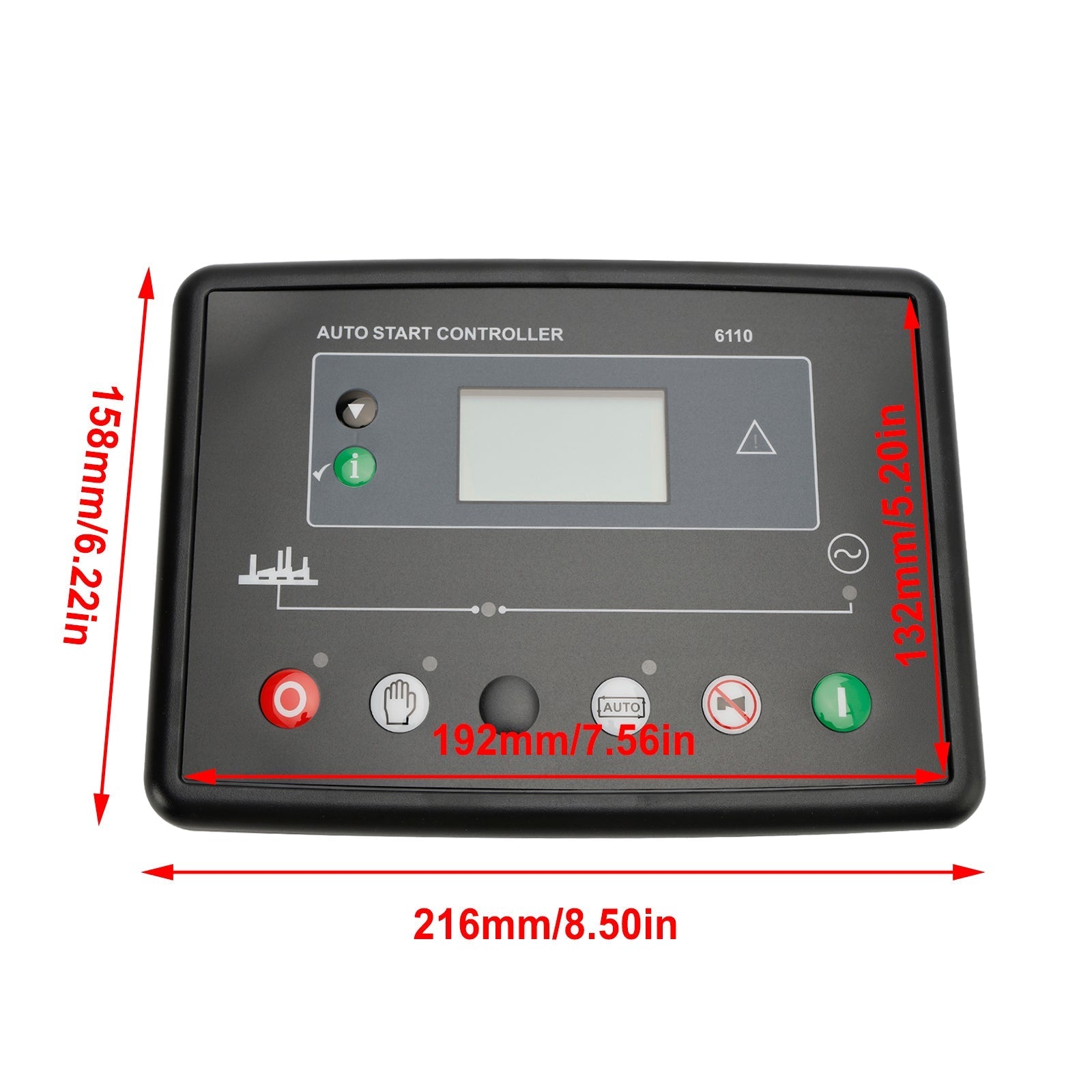 DSE6110 Generatorcontroller Autostart Dieselgeneratorbedieningspaneel