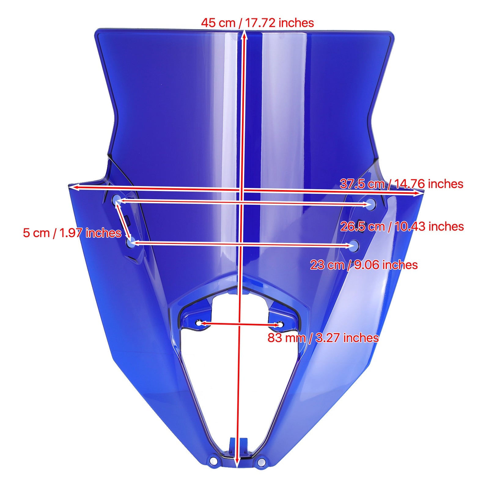 2020-2022 Kawasaki Ninja 650 ER6F Ochranné čelné sklo