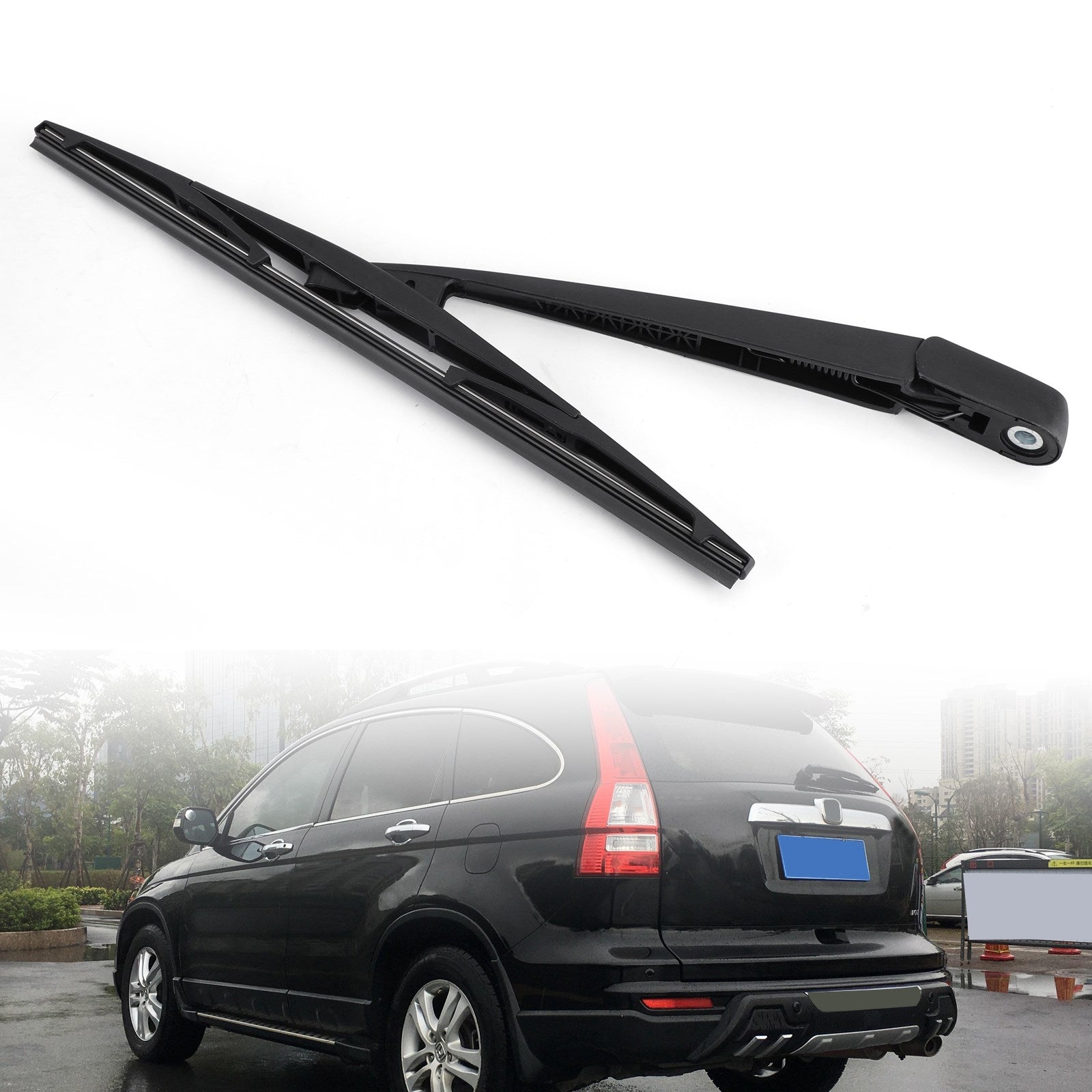 For Honda CRV 2007 2008 2009 2010 2011 14'' Rear Window Wiper Arm & Blade Set Generic