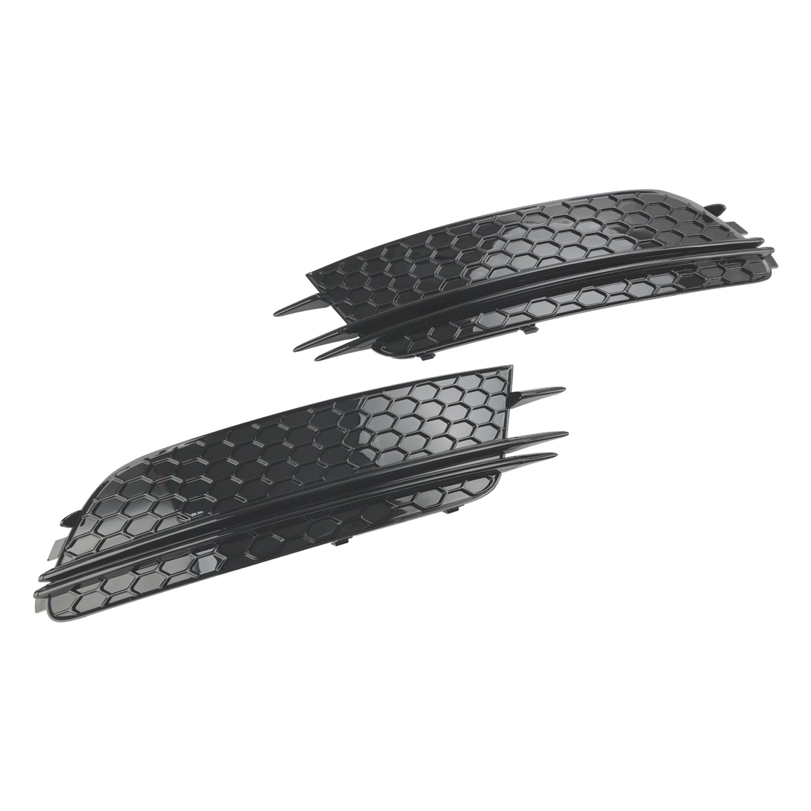 2 Stuks Mistlamp Cover Bezel Grille Grill Fit Audi A6 4G C7 2012-2015