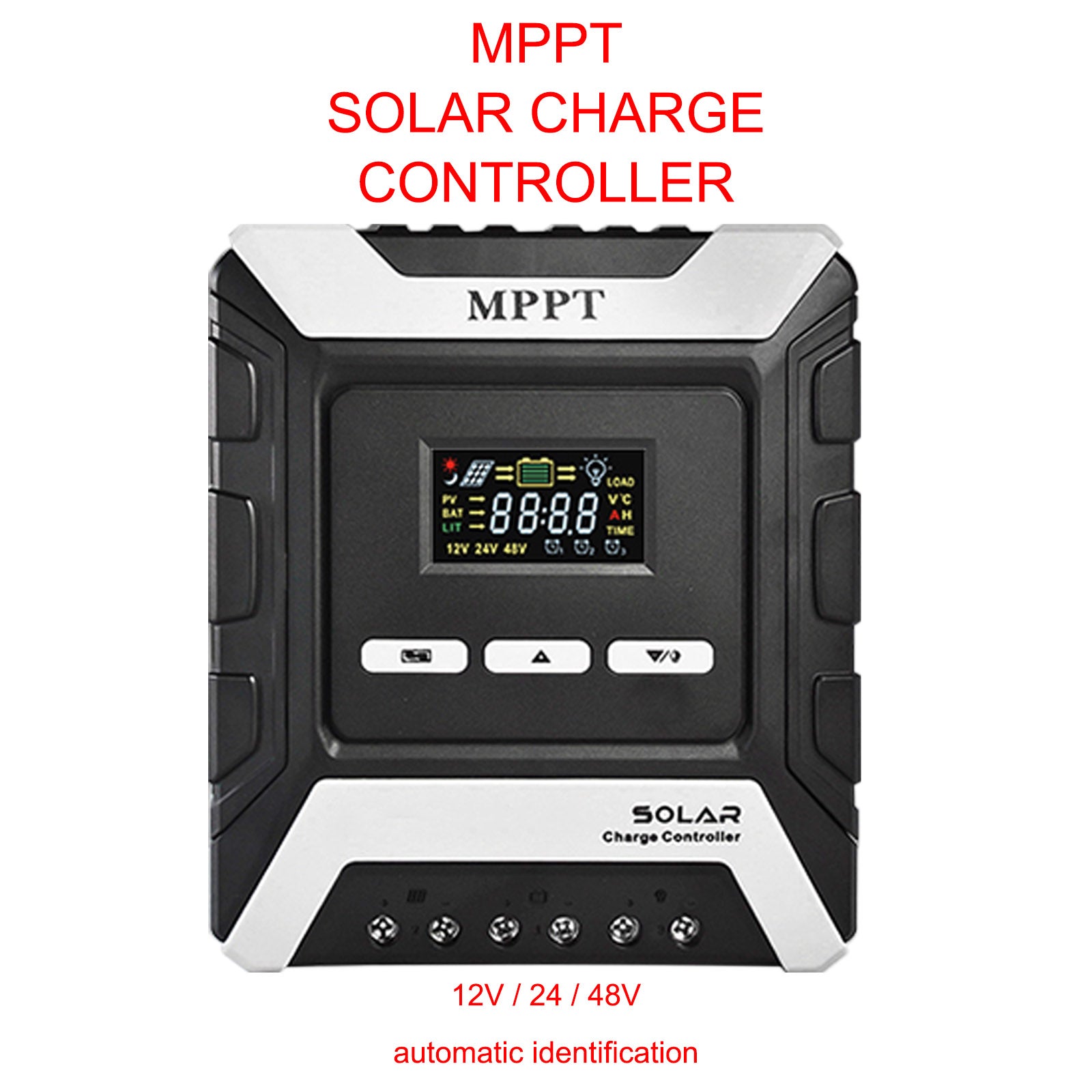 20A MPPT AUTO Solar Laadregelaar Oplader 12V/24V/48V met LCD-kleurenscherm