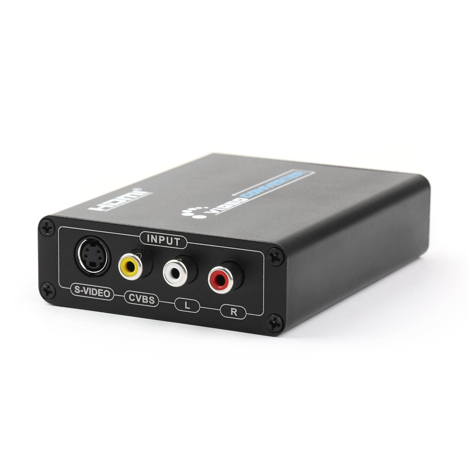 3 RCA AV+S-Video CVBS Composiet R/L Audio naar HDMI 1080P Converter US/AU Stekkervoeding