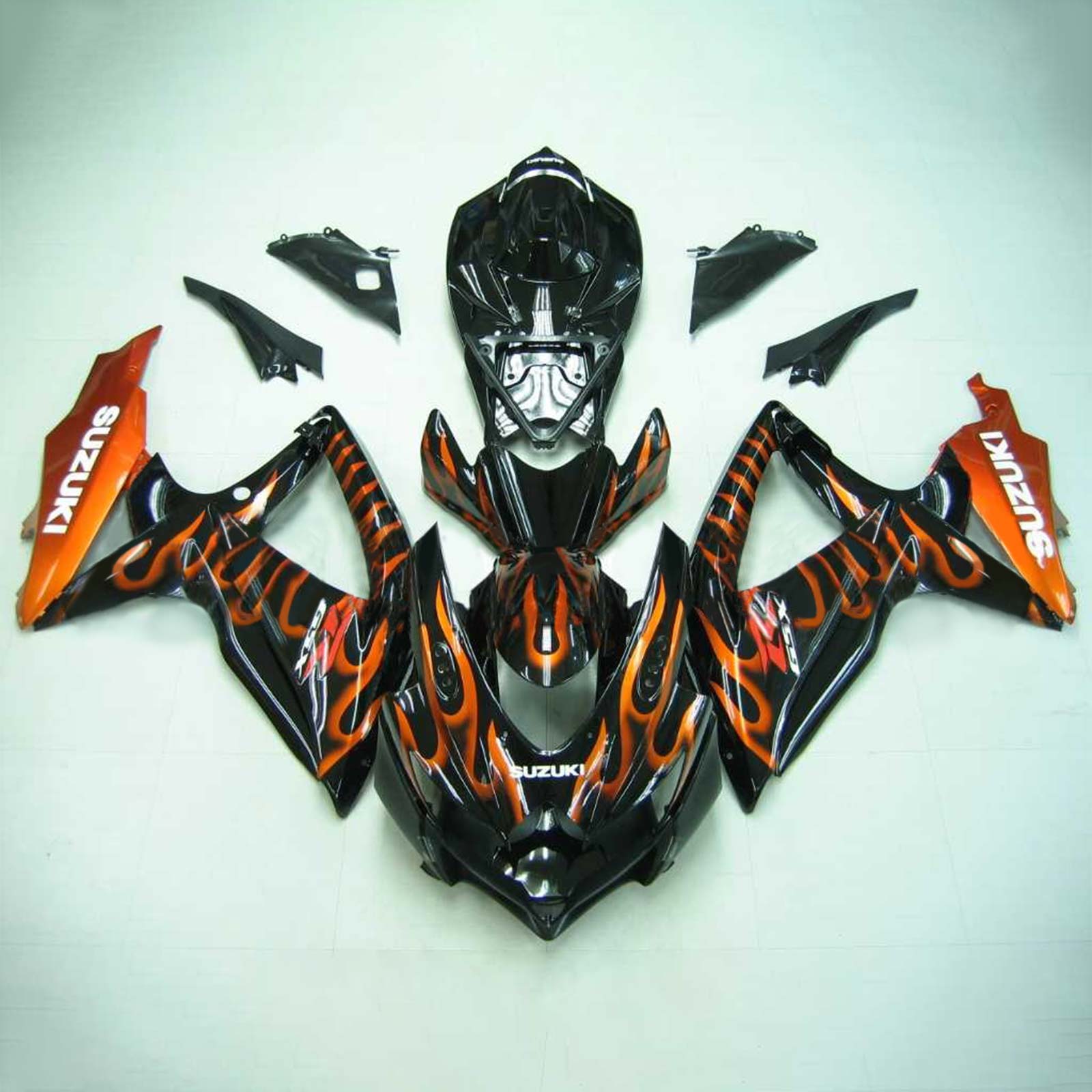 2008-2010 Suzuki GSXR 600/750 K8 Amotopart Injection Fairing Kit Bodywork Plastic ABS #144