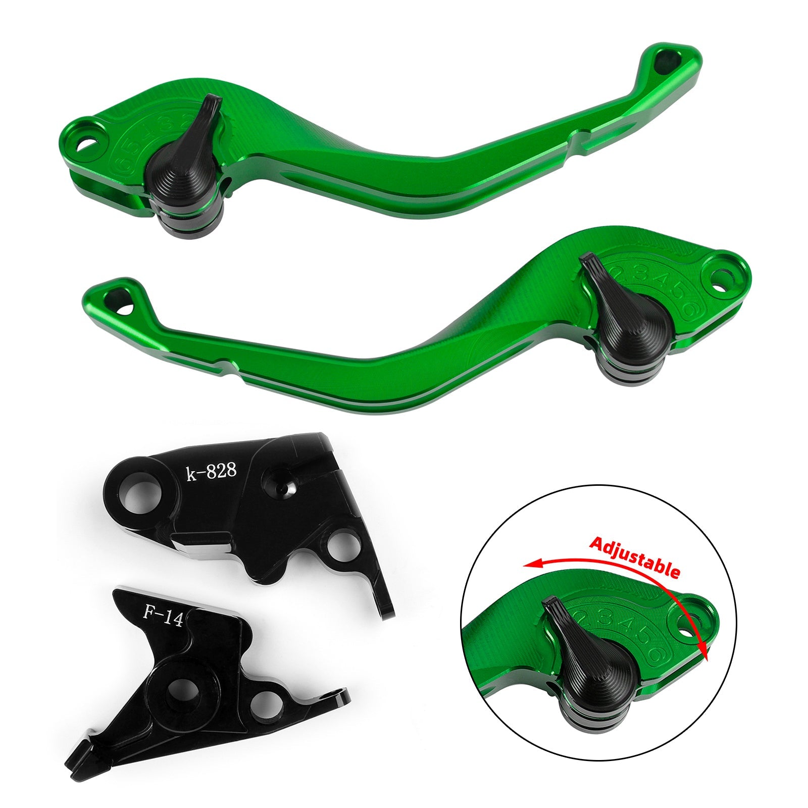 Kawasaki ZZR600 ZX6R ZX9R ZX10R Z1000 CNC Short Clutch Brake Lever