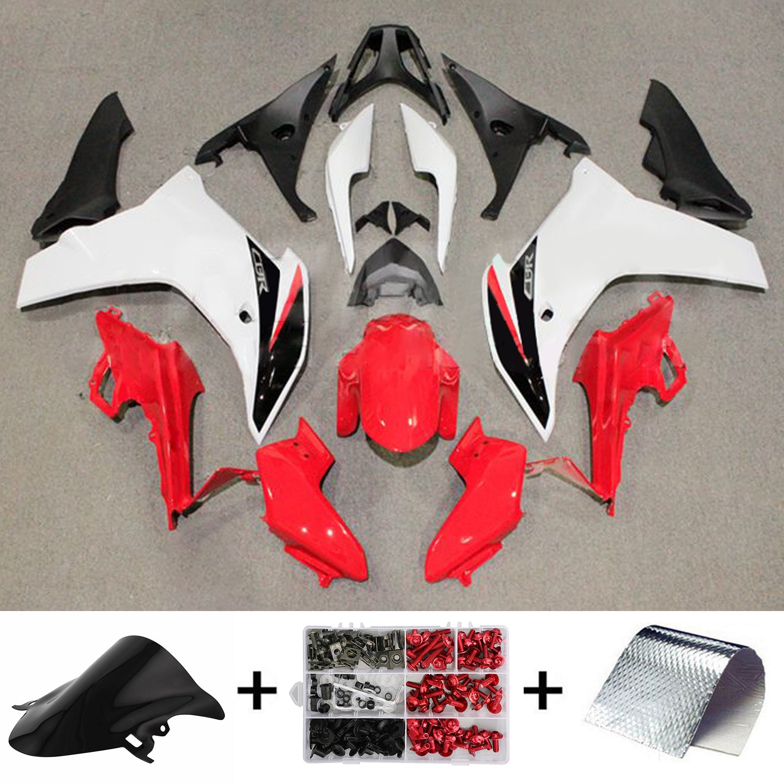 2011-2013 Honda CBR600F Injection Fairing Kit Bodywork Plastic ABS#108