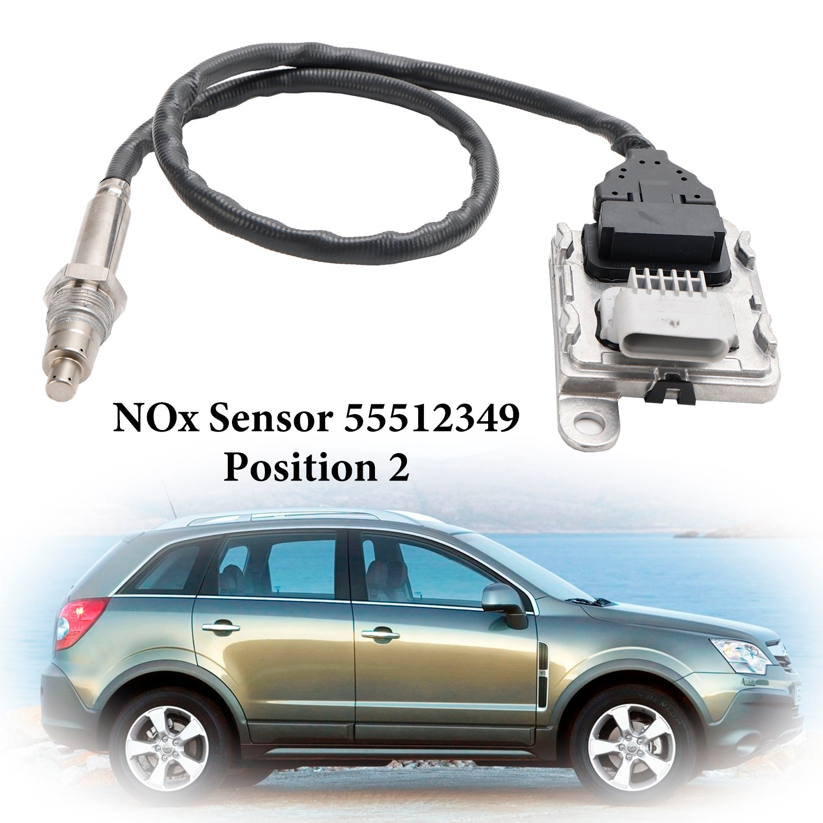 Opel Vauxhall Insignia A/B 2.0 CDTI Nox-sensor positie 2 55512349