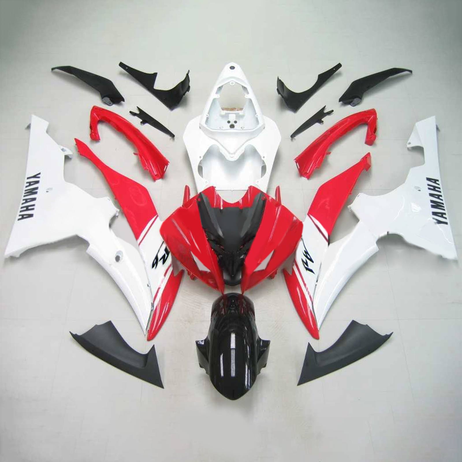 2008-2016 Yamaha YZF 600 R6 Amotopart Injection Fairing Kit Bodywork Plastic ABS #137