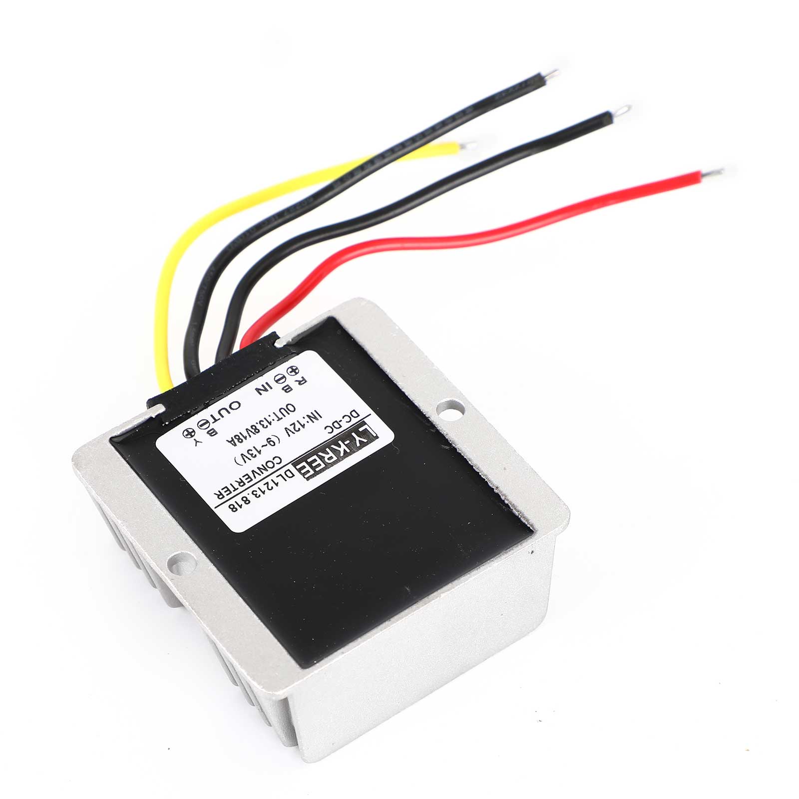 Waterproof DC 12V to 13.8V 18A 248W Step-Up Power Supply Converter Regulator