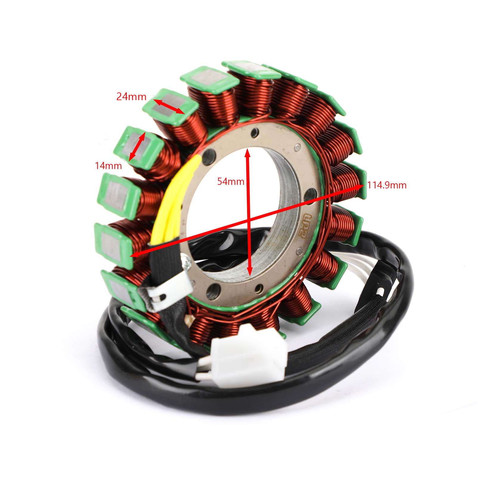 Stator Dynamo Geschikt voor KawasakiW400 /ZOW650 EJ650 1999-2008 21003-1384 Generiek