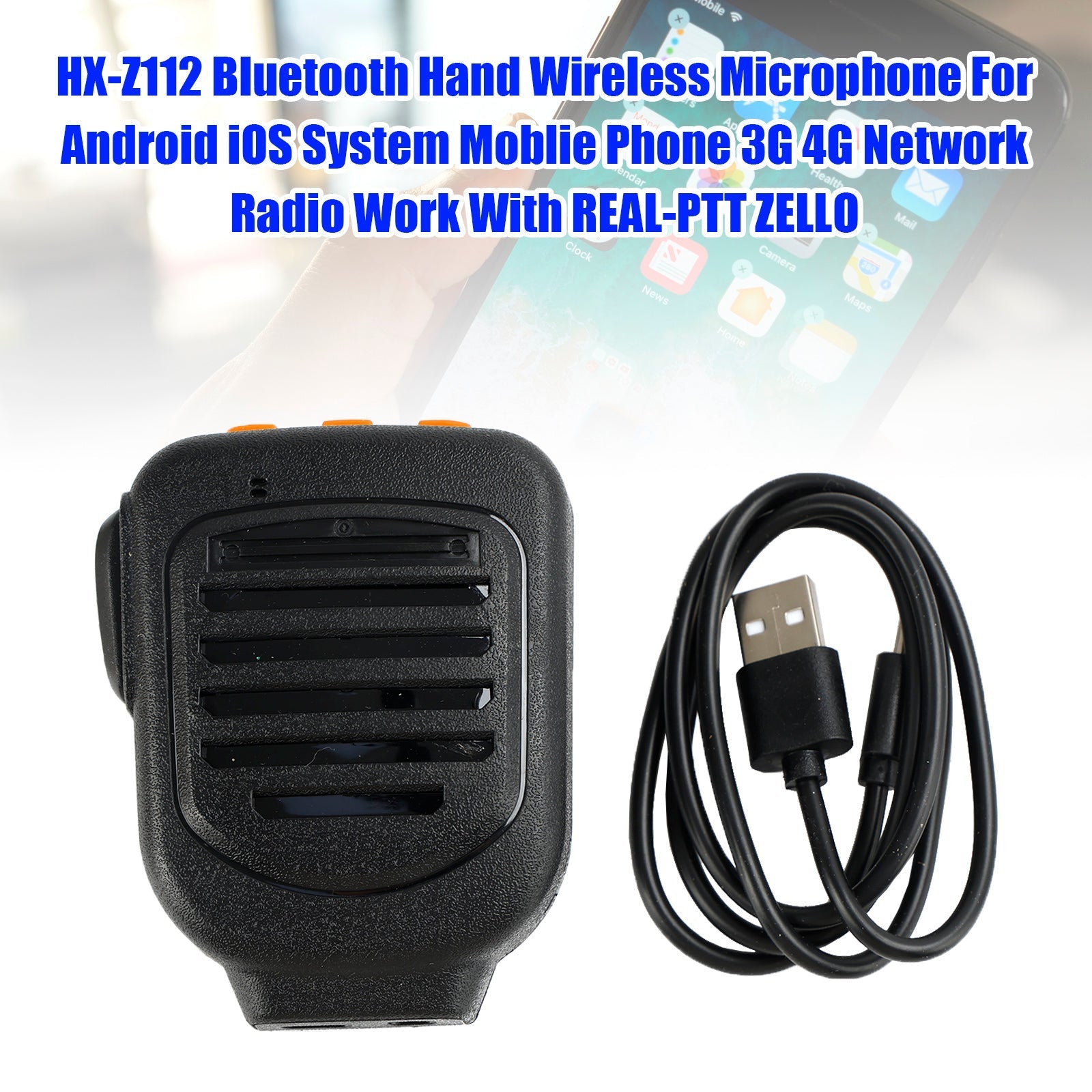 HX-Z112 Bluetooth-hand draadloze microfoon voor Android iOS-systeem 3G 4G-netwerk