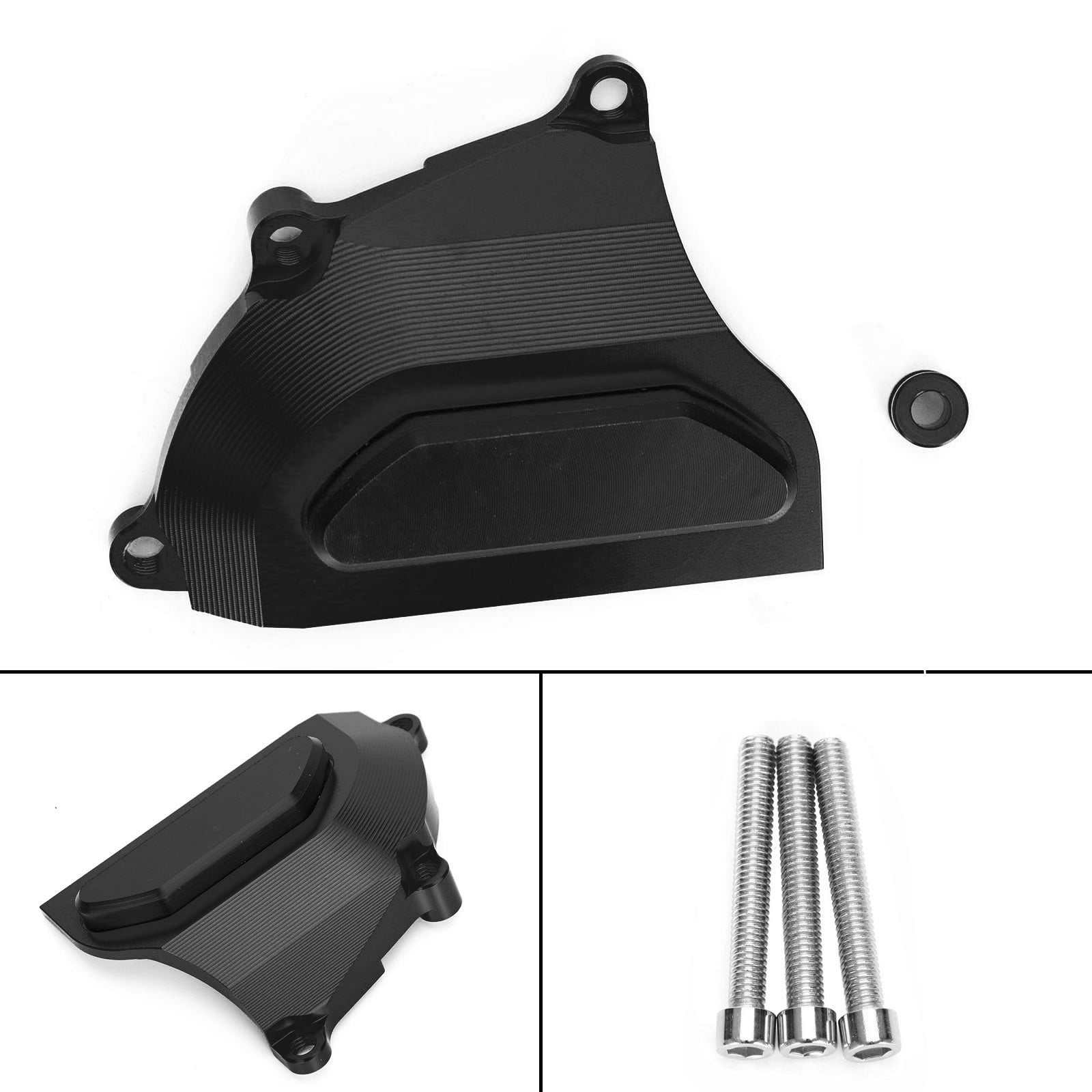 Motorcycle Engine Case Guard Cover Guard Slider Black For Honda Cbr1000Rr 08-17