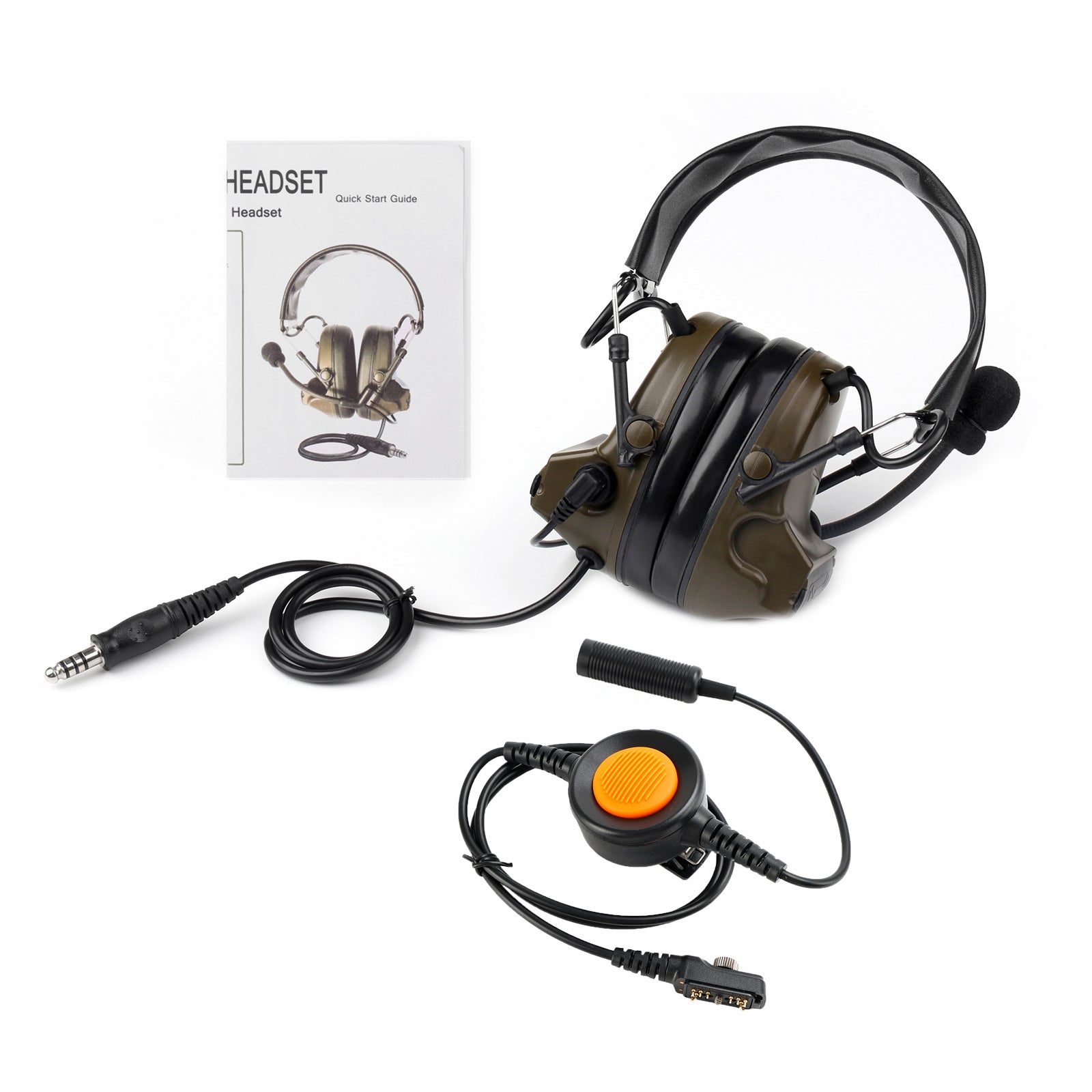 Casque tactique Z H50 pour Radio Hytera PD780/780G/700/700G/580/788/782/785