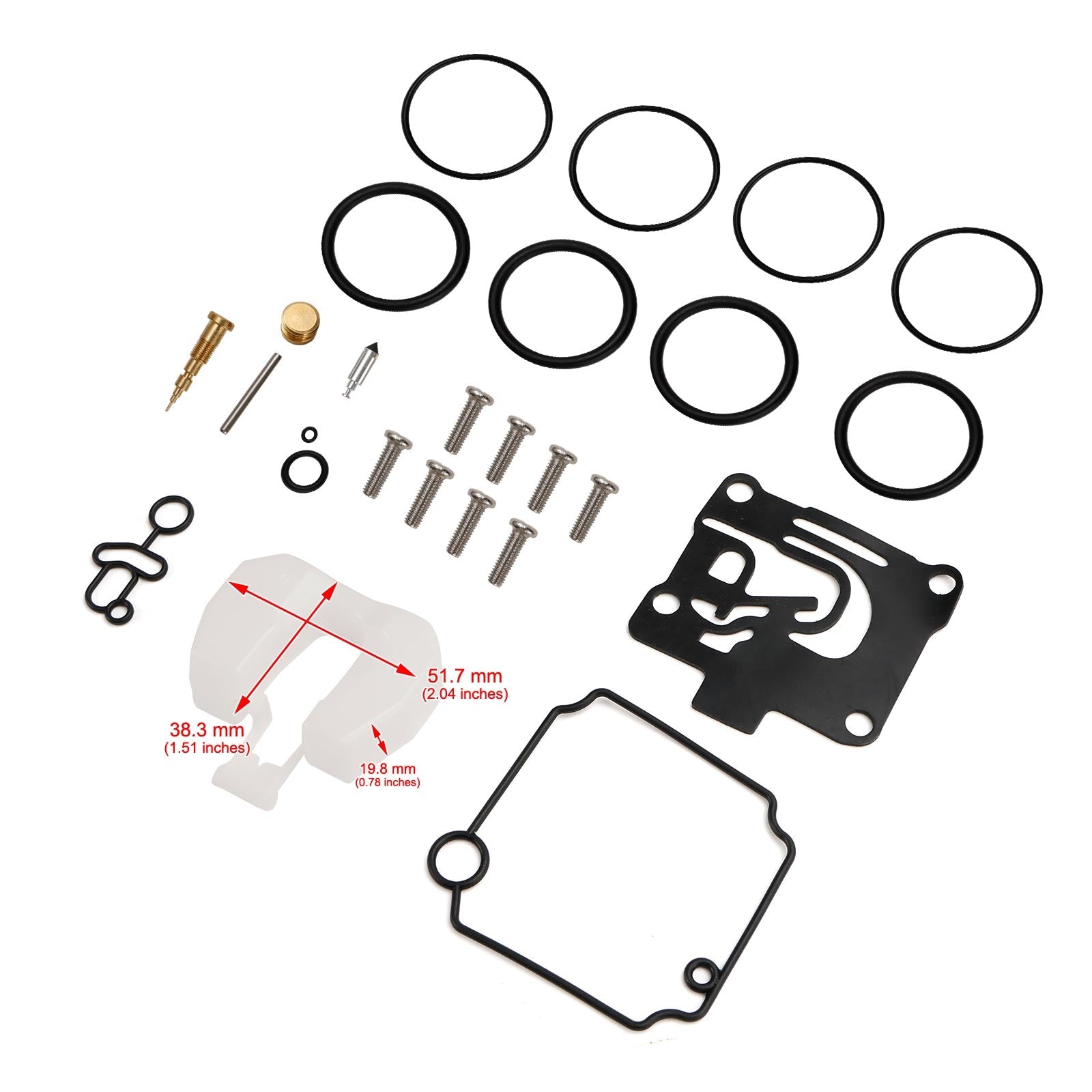 Kit de reconstruction de carburateur pour Yamaha F50-T50hp 4 temps 01-04 62Y-W0093 -11-00