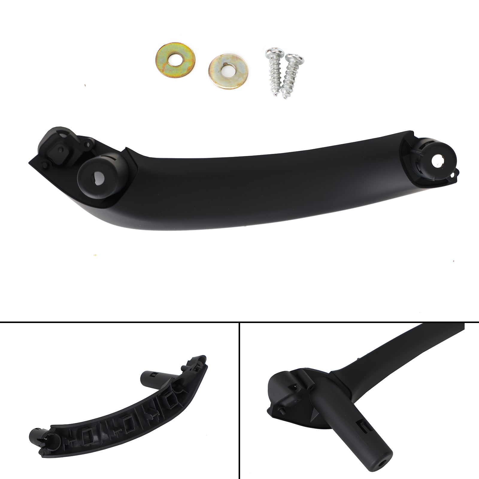 Areyourshop Left+Right Door Interior Inner Handle Pull Trim Black For BMW F25 F26 X3 X4