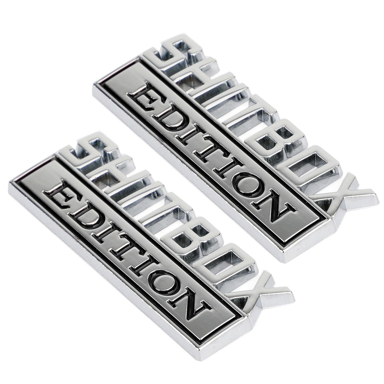 2pc Shitbox Edition embleem sticker badges stickers voor Ford Chevr auto vrachtwagen #B generiek