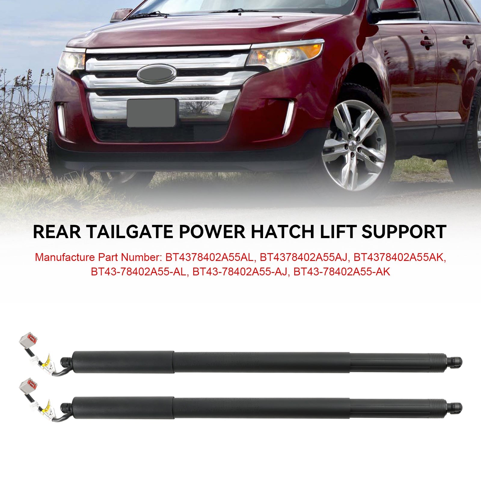 2011-15 Ford Edge/Lincoln MKX 2PCS Rear Tailgate Power Lift Supports Strut