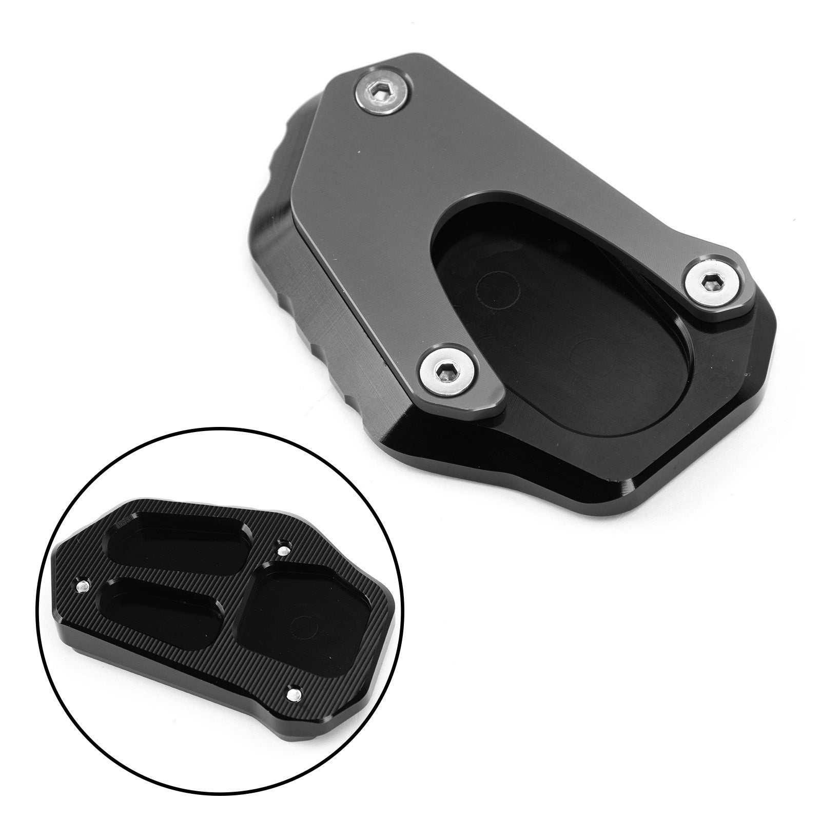 Motorcycle Kickstand Enlarge Plate Pad fit for Suzuki V-Strom 1050A/XT 2020 Generic