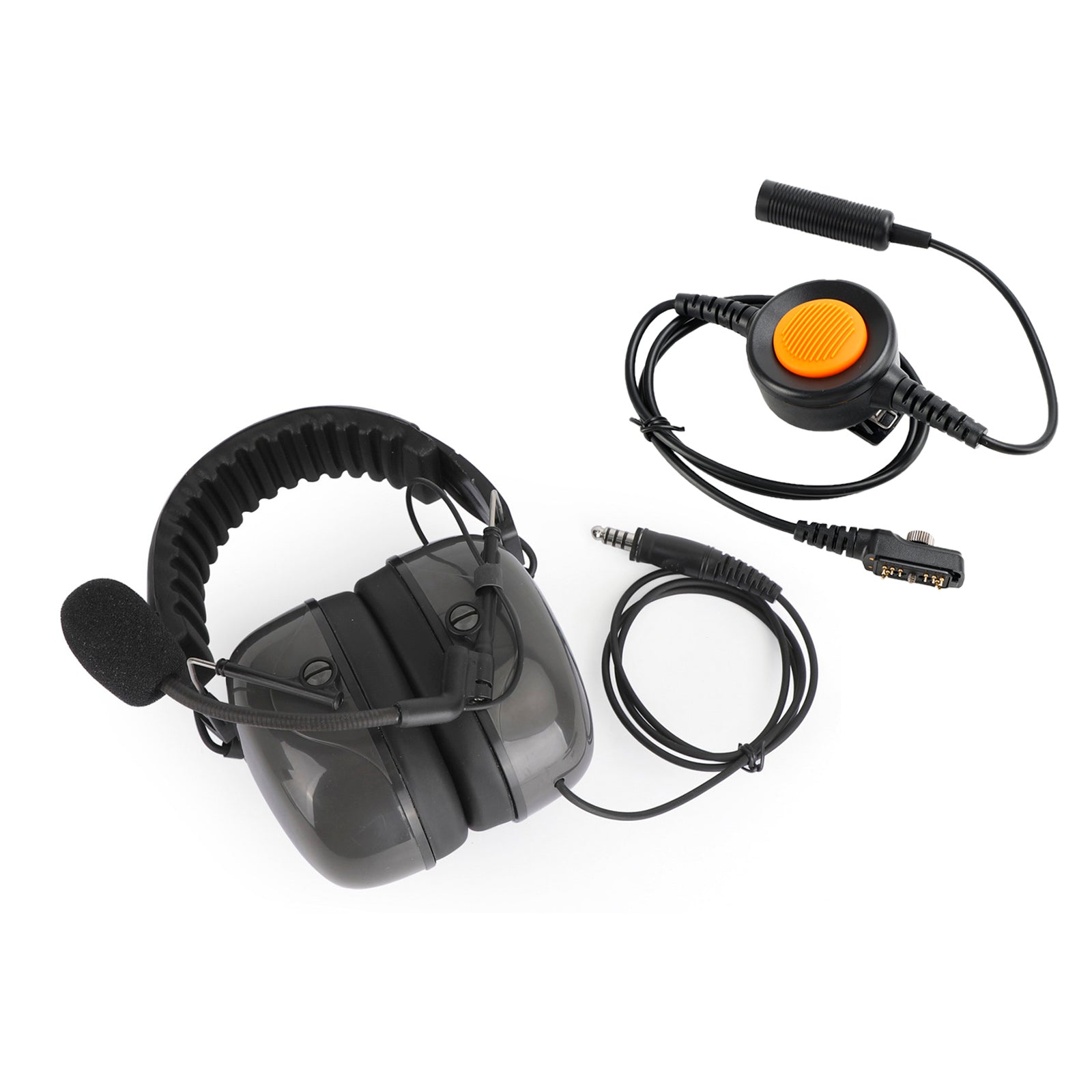 Pour Hytera PD780G/580/788, casque antibruit réglable à 6 broches U94 PTT C5