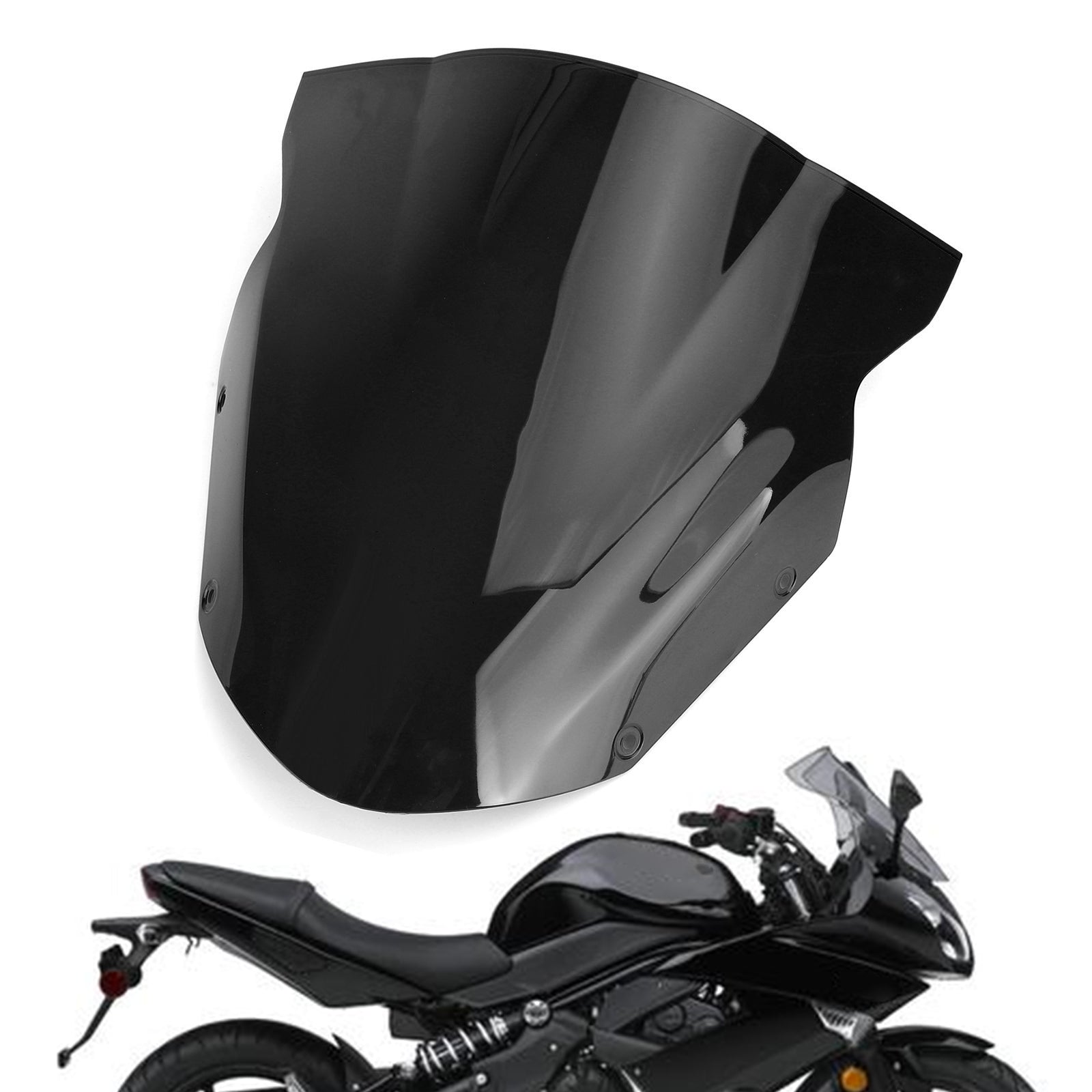 Voorruit Voorruit Windbeschermer voor Kawasaki Ninja 650 ER6F 2009-2011 Generiek