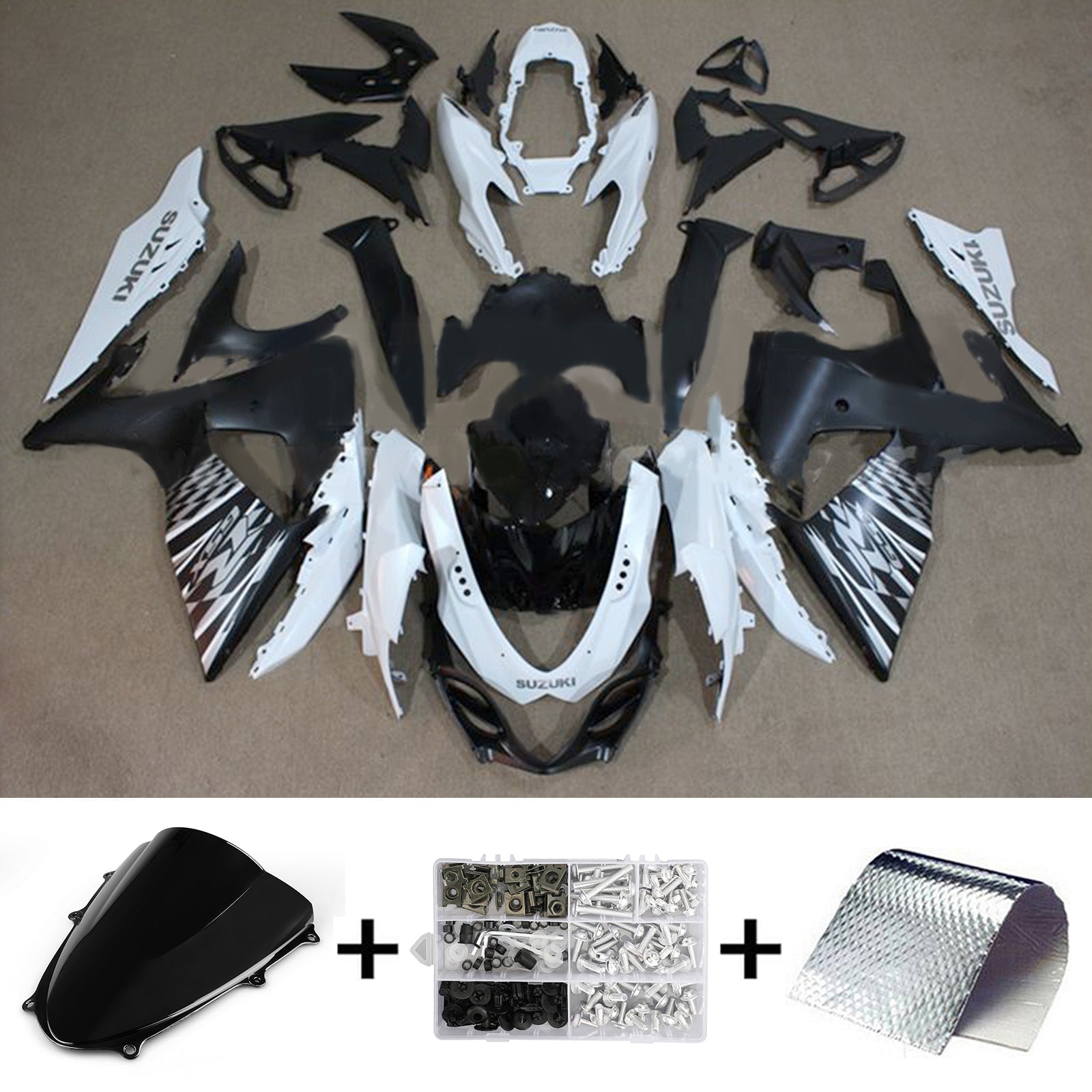 2009-2016 Suzuki GSXR1000 K9 Fairing Kit Bodywork Plastic ABS