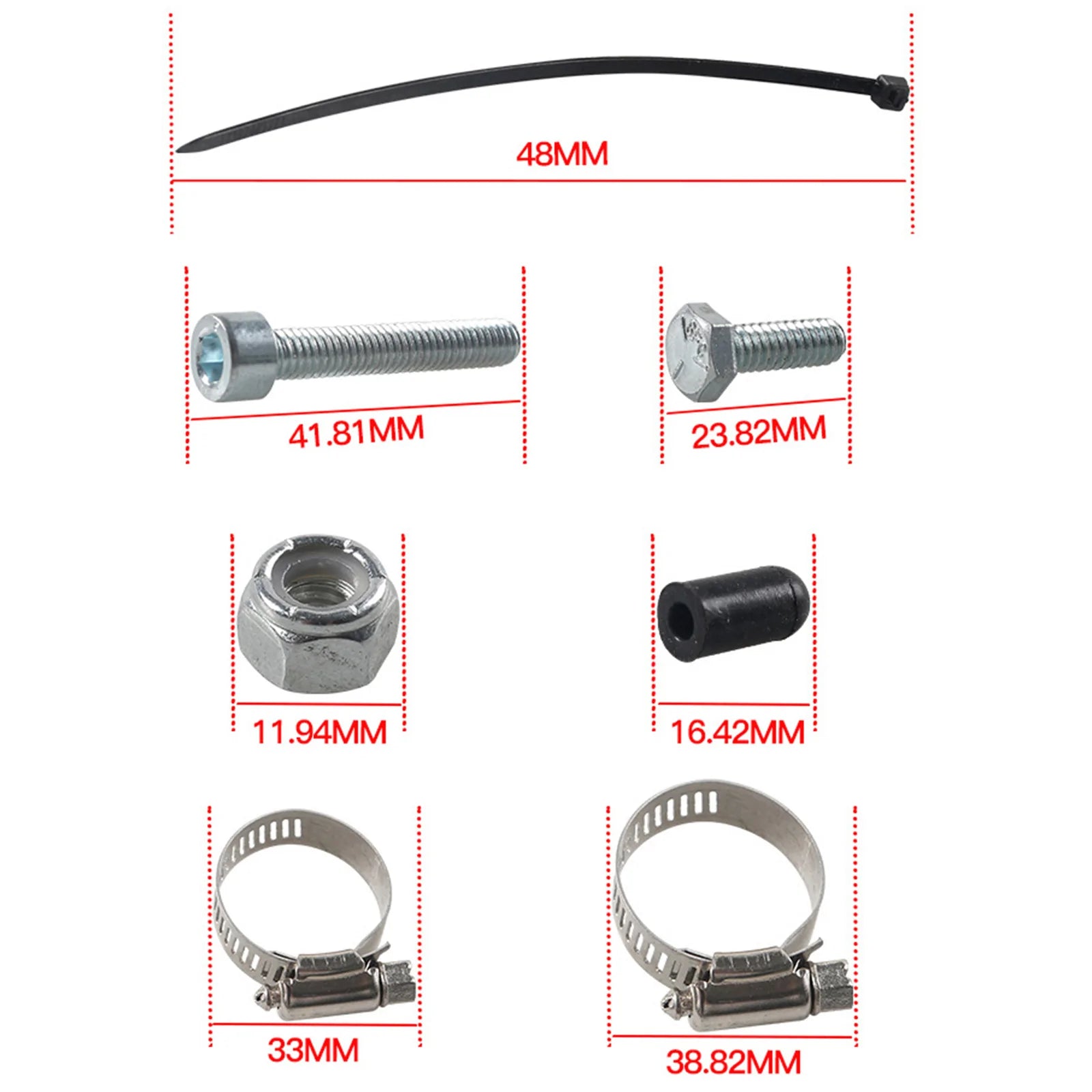 Tuyau d'échappement de silencieux 4 "+ Kit de suppression EGR pour Ford F250 F350 F450 F550 Super Duty 6,7 L 2011-2022