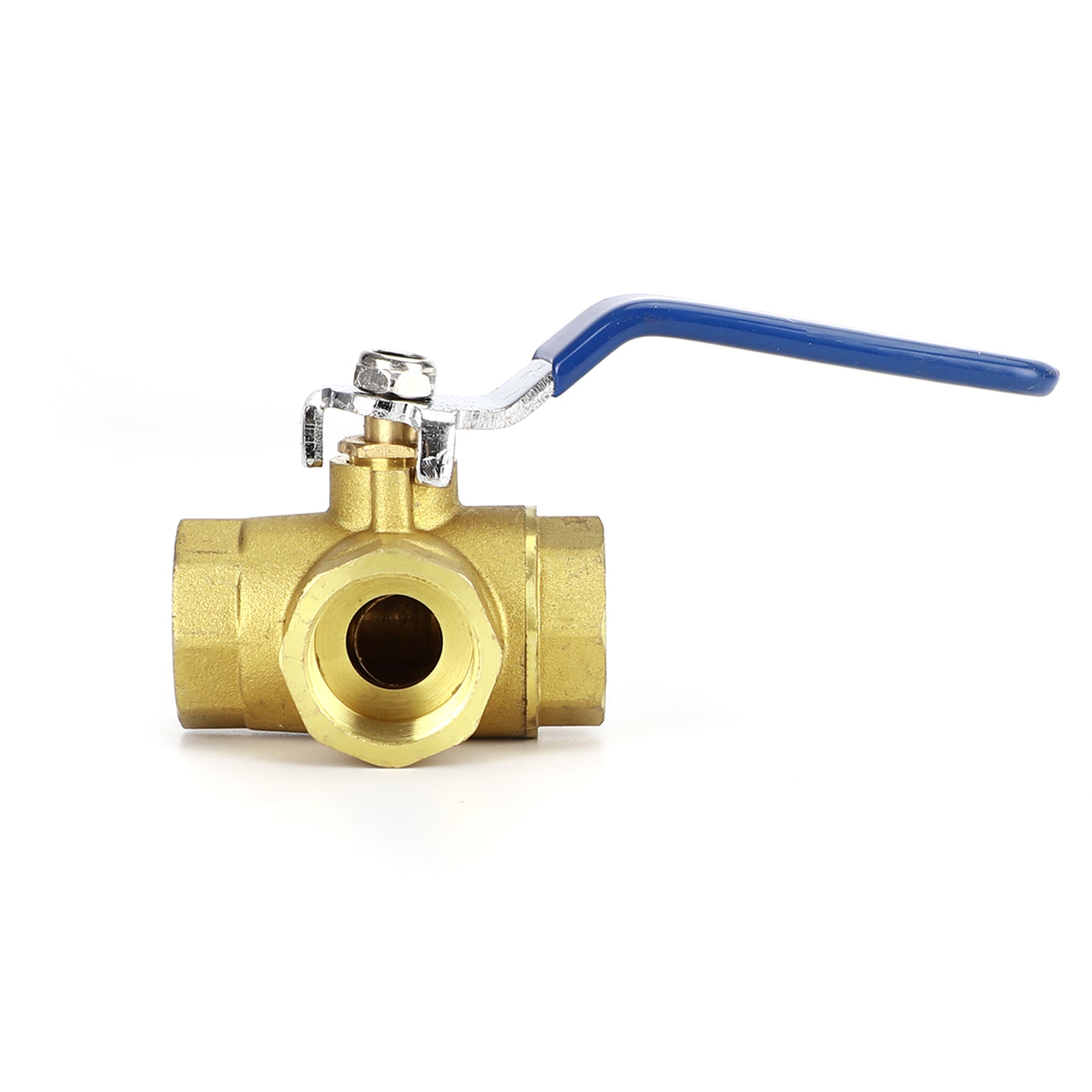 3/4" 3 Way Ball Valve Female L Port Vinly Insulation Handle 600 WOG DN20