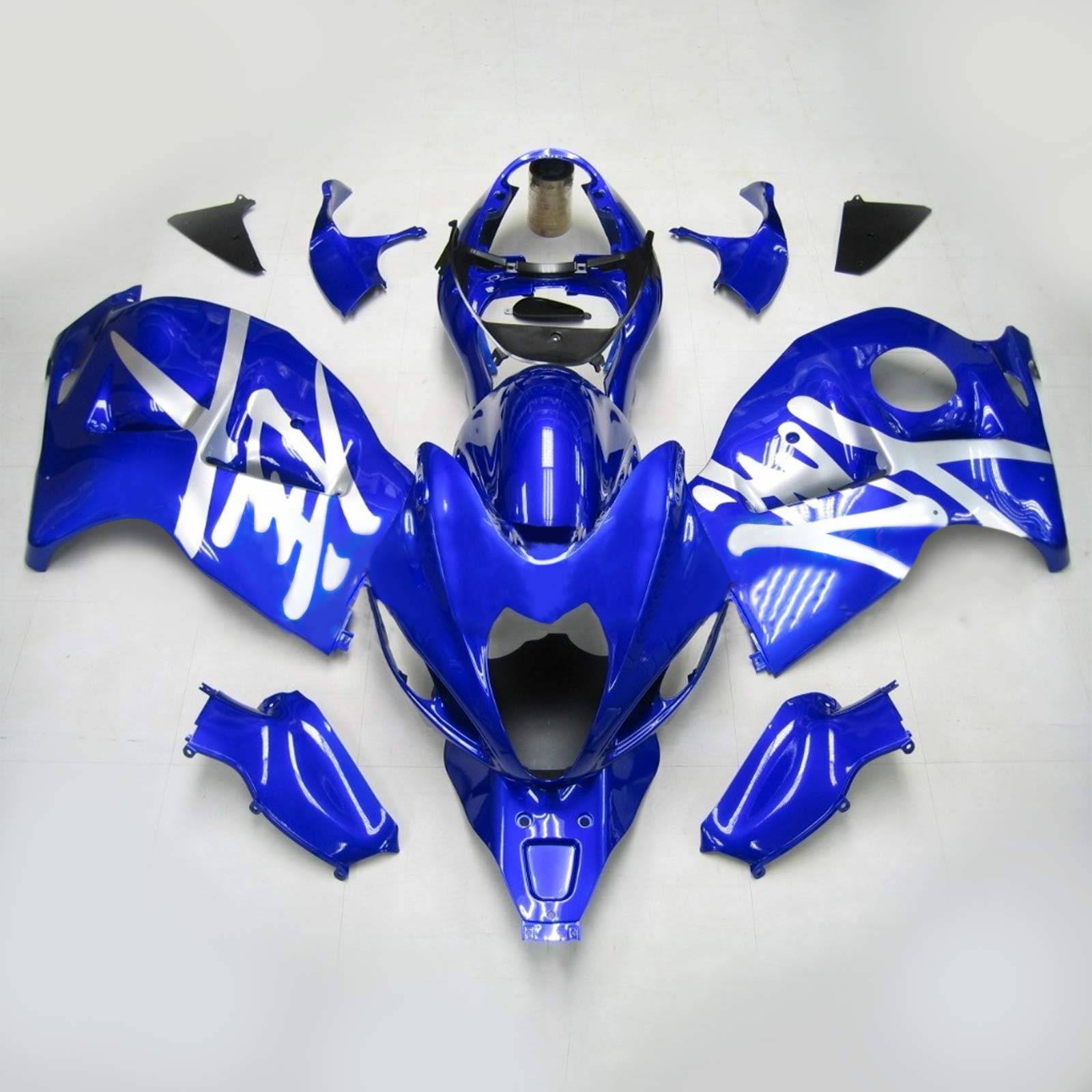 1999-2007 Suzuki Hayabusa GSX1300 Amotopart Kit de carénage d'injection carrosserie plastique ABS #105