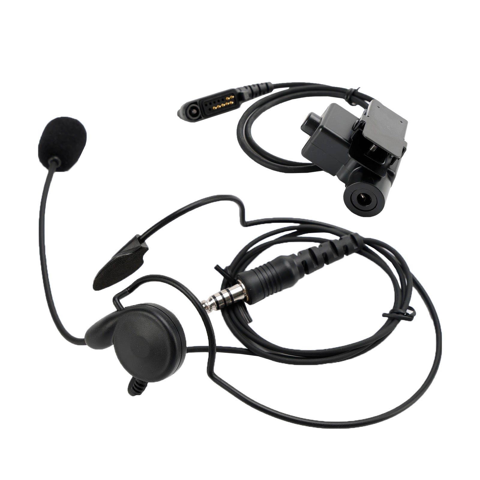 Pour HYT PD680 PD685 X1E X1P 6Pin U94 PTT 7.1-C7 prise de montage arrière casque tactique