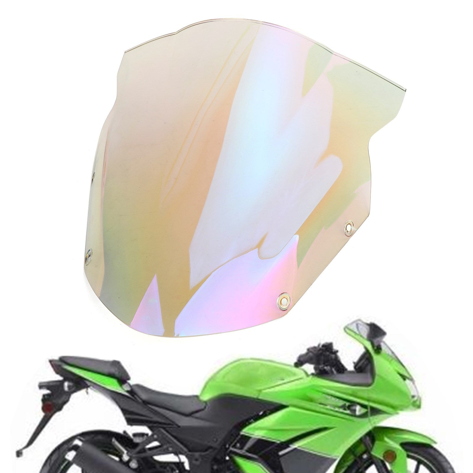 Windshield Windscreen Wind Protector for Kawasaki Ninja 650 ER6F 2009-2011 Generic