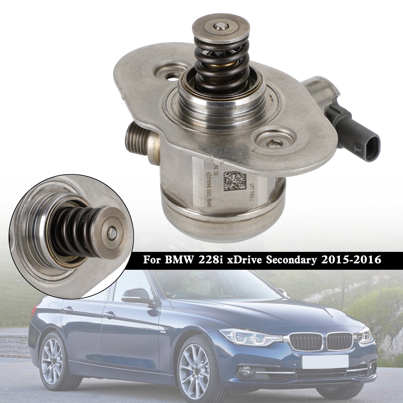 2013-2016 BMW 320i X1 X3 2.0L høytrykks drivstoffpumpe 13518604229 0261520281