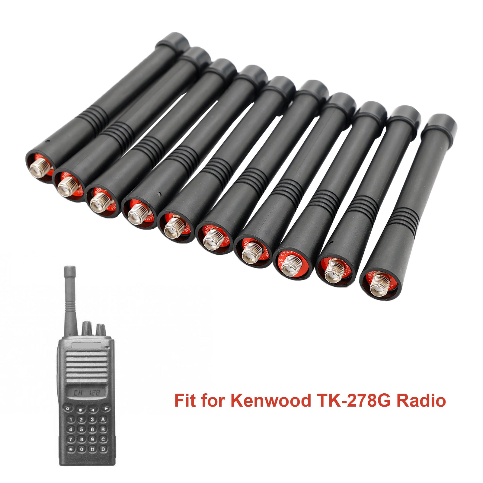 Autoradio 136-174Mhz VHF 278G, antenne courte 10cm pour Radio Kenwood TK-278G