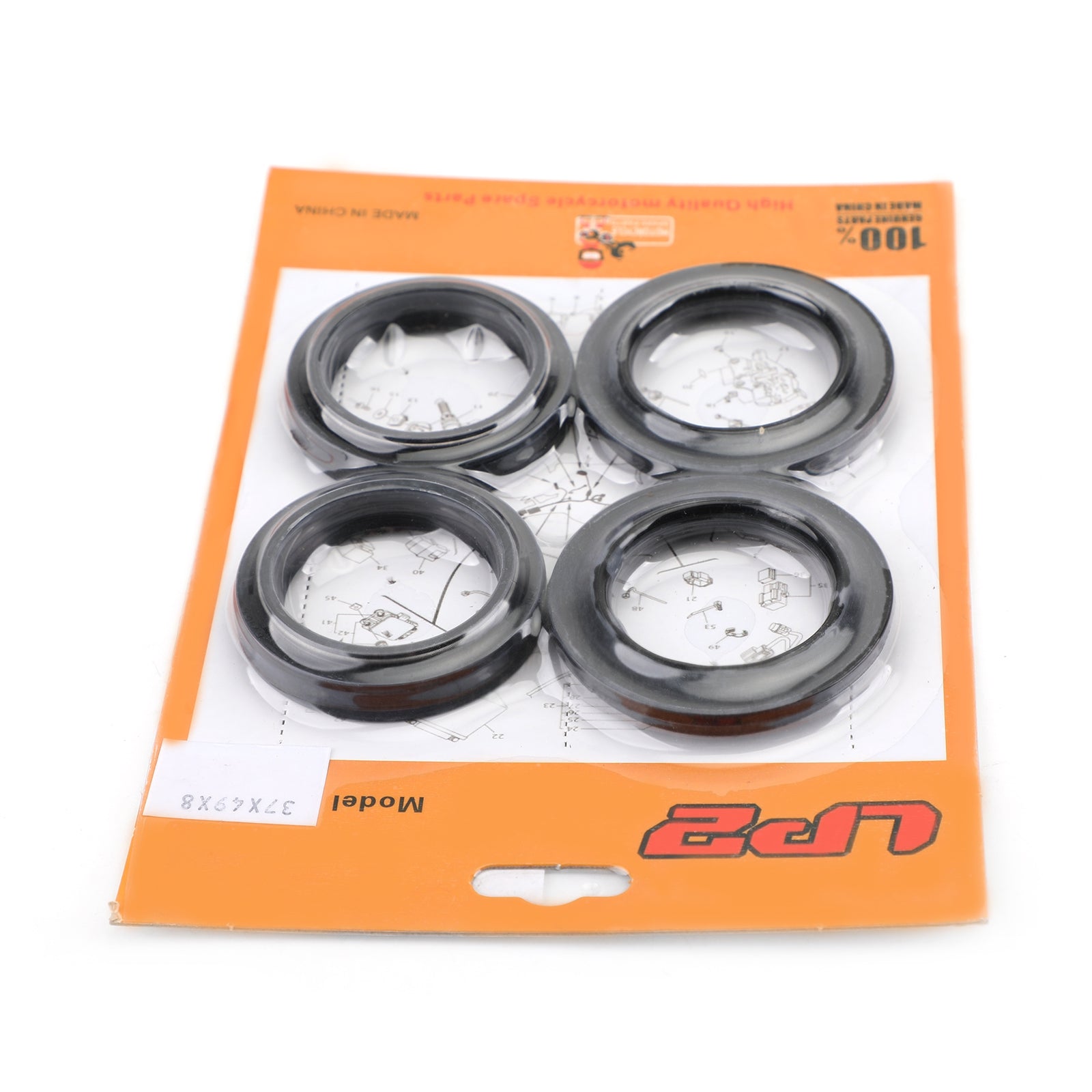 Fork Oil Dust Seal Rebuild Kit for Kawasaki ZX600 Ninja ZX750 ZX1100 GPz ZL600 Generic