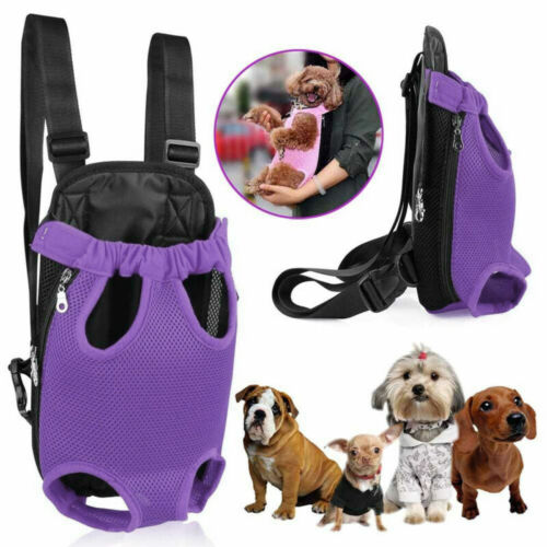 Portable Mesh Pet Dog Carrier Puppy Backpack Travel Carrying Bag Shoulder Bag