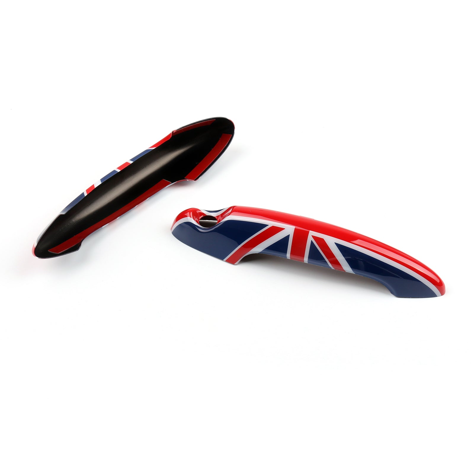 Mini Cooper R50 R52 R53 R55 Union Jack UK Flag Checkered Door Handle Cover Generic