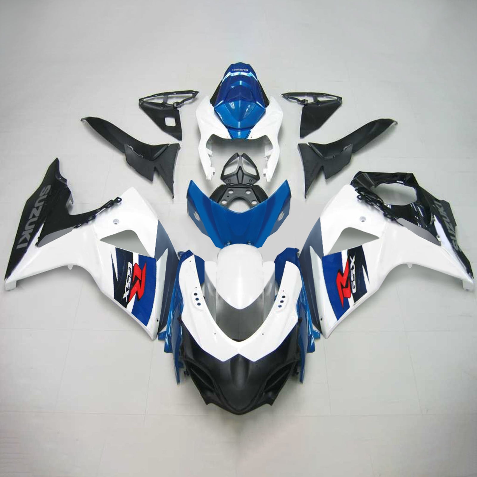 2009-2016 Suzuki GSXR1000 K9 Amotopart Injection Fairing Kit Bodywork Plastic ABS #111