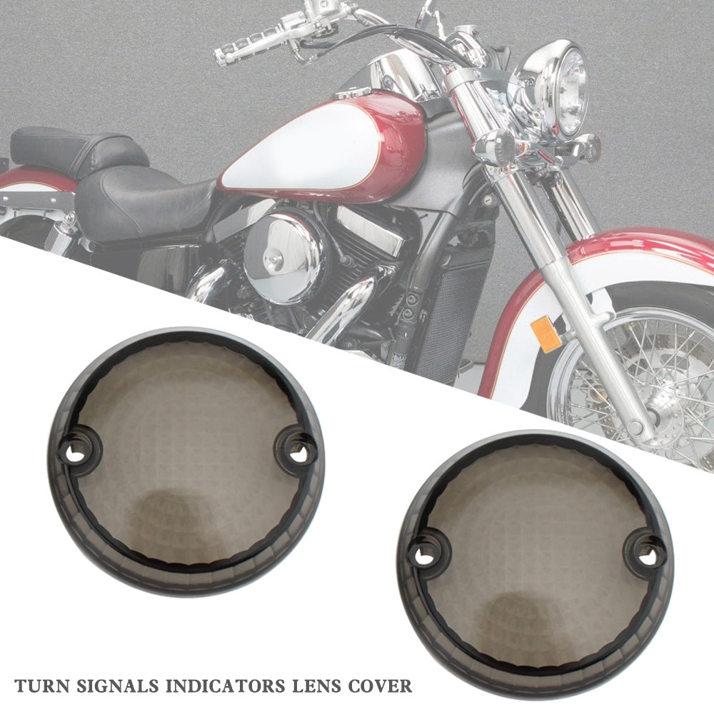 Yamaha Kawasaki Vulcan 1500 VN Turn Signals Indicators Lens Cover