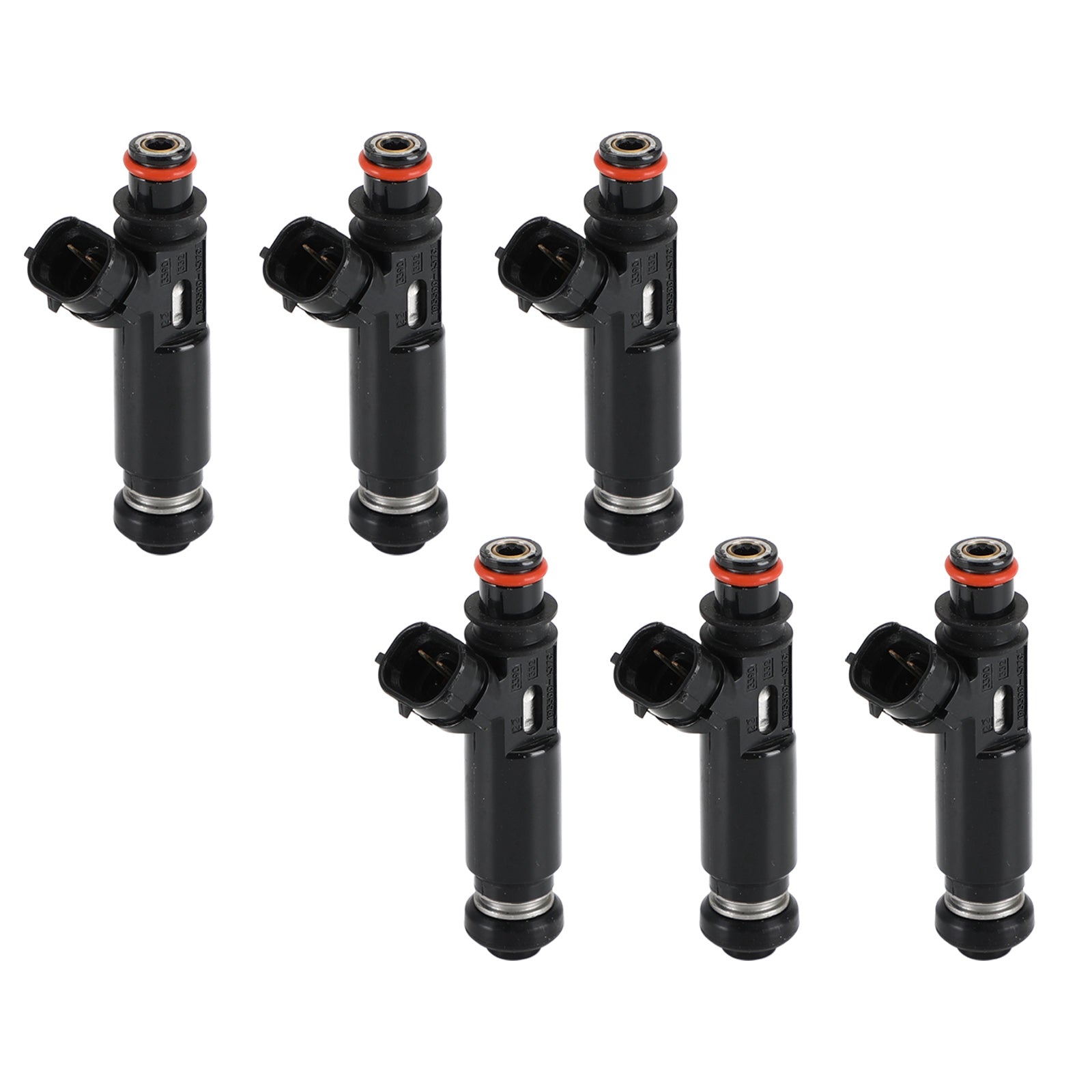 6PCS Fuel Injectors 195500-4370 fit Mitsubishi Montero Pajero 3.8L V6 2003-2006