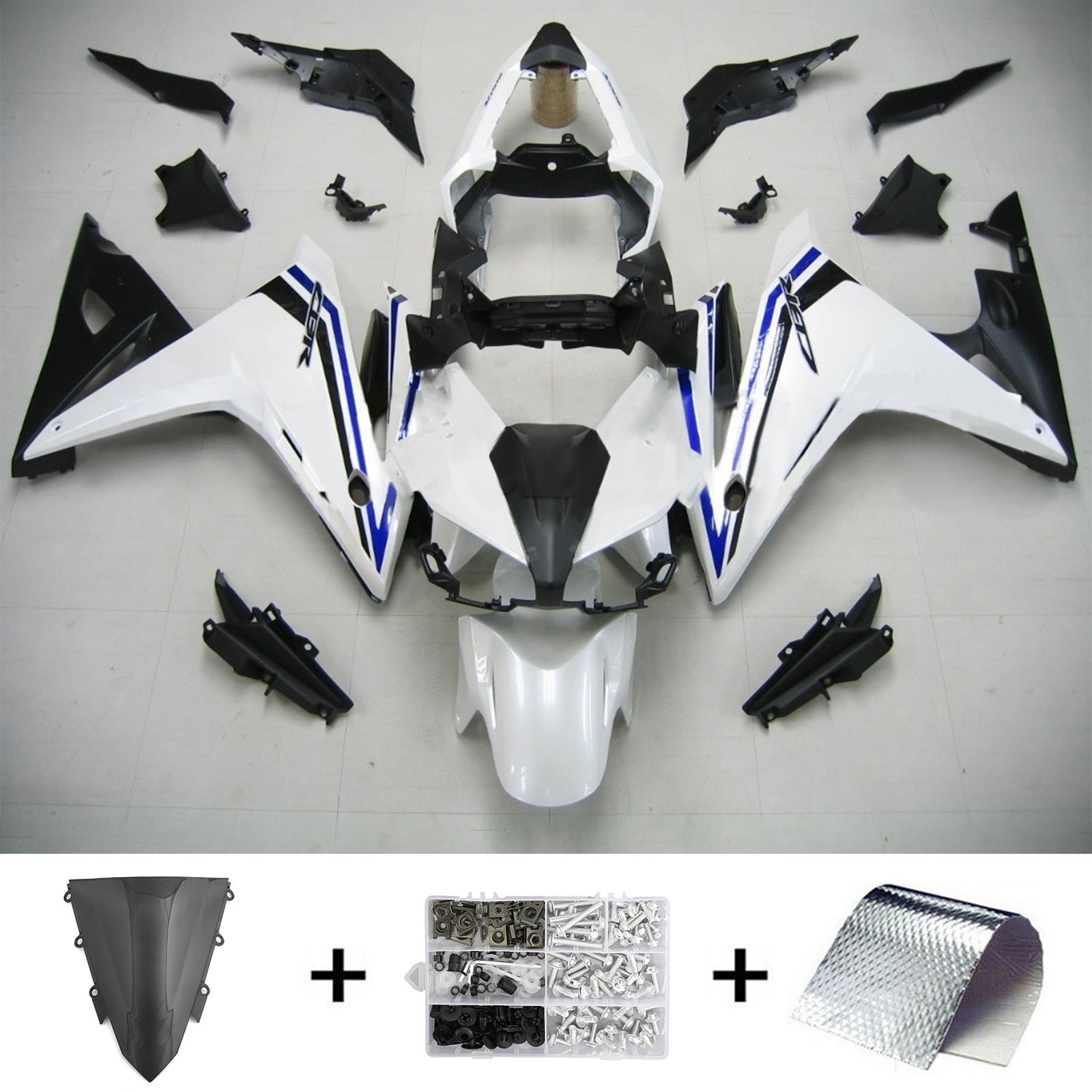 2016-2018 Honda CBR500R Amotopart Injection Fairing Kit Bodywork Plastic ABS #108