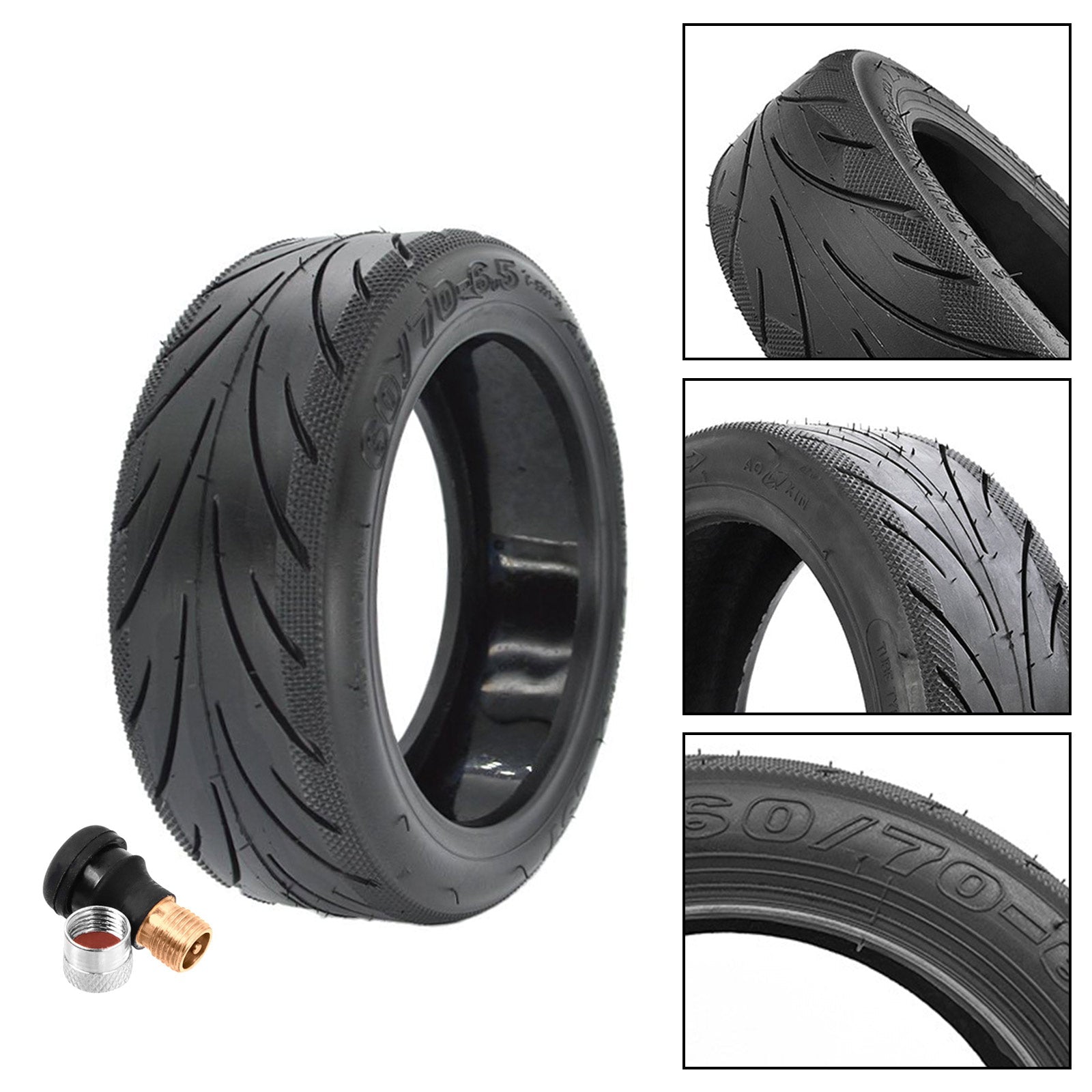 Ninebot Max G30 60/70-6.5 Electric Scooter Tire Tubeless Thickened Tyre