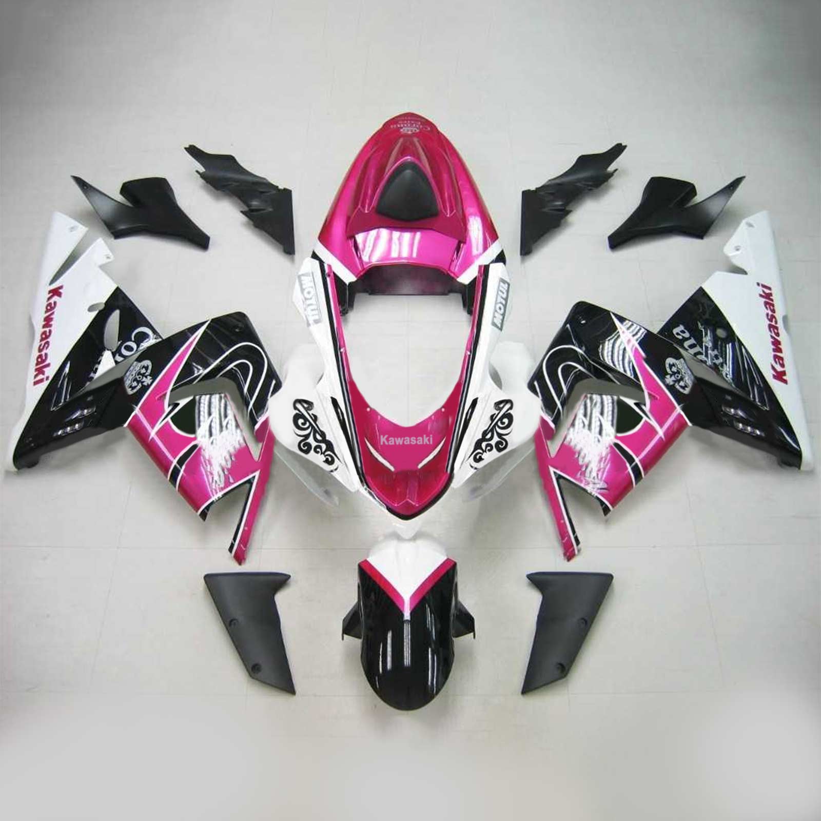 2004-2005 Kawasaki ZX10R Amotopart Injection Fairing Kit Bodywork Plastic ABS #107