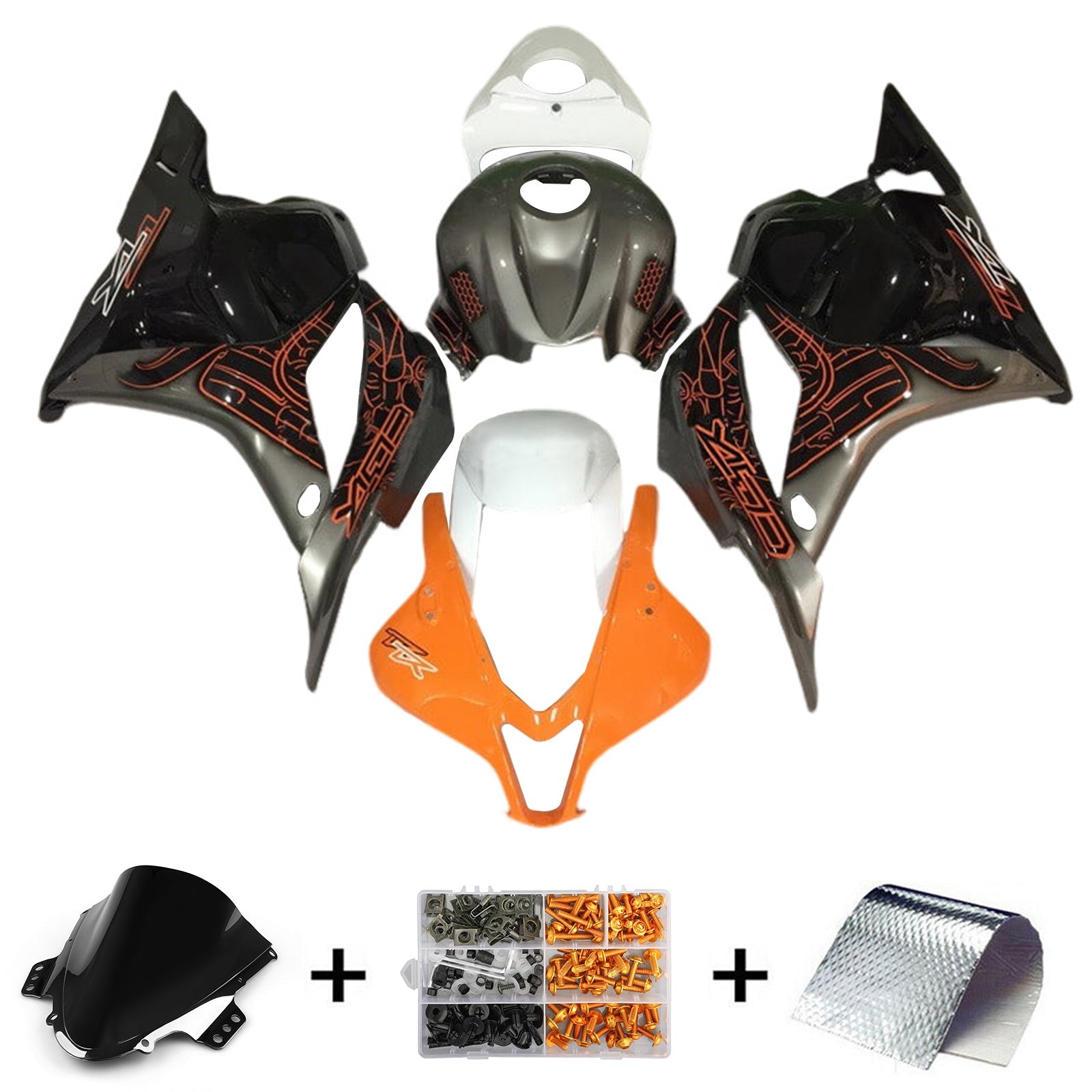 2005-2006 Suzuki GSXR1000 K5 Fairing Kit Bodywork Plastic ABS