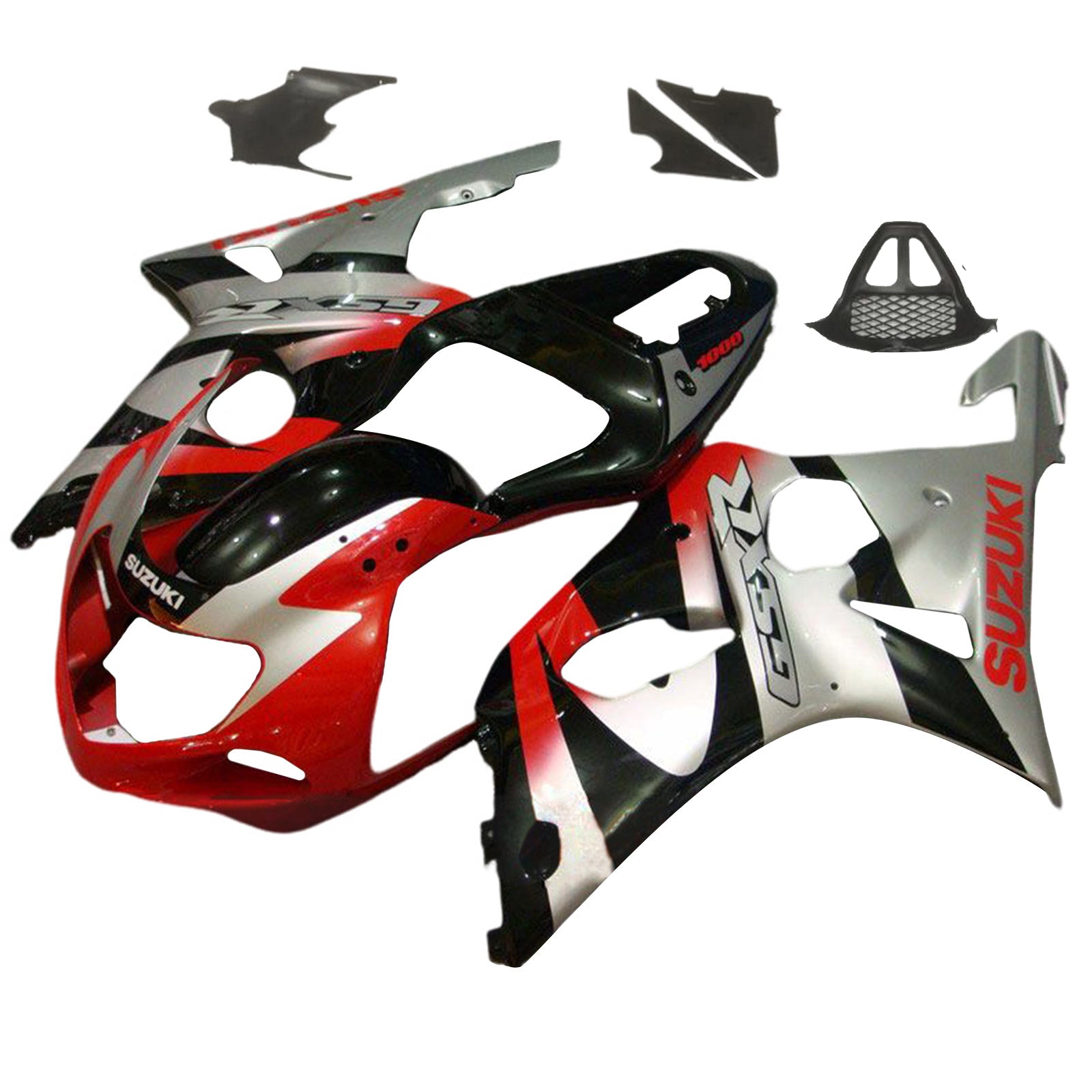 2000-2002 Suzuki GSXR1000 K1 K2 Fairing Kit Bodywork Plastic ABS