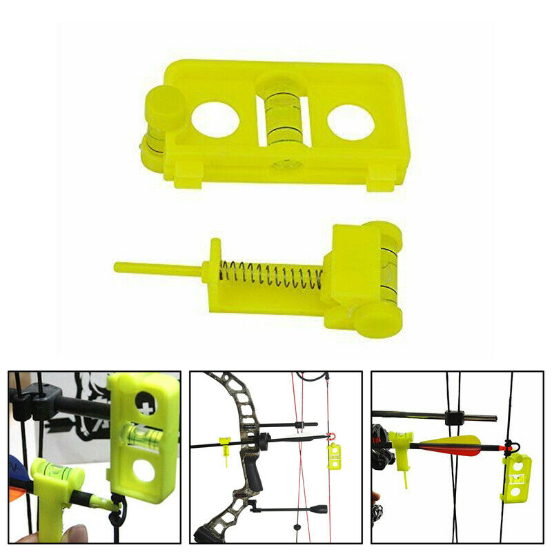 Position de l'arc pour niveau d'encoche, réglage de la corde, réglage de l'UA et flèche combinée de l'arc
